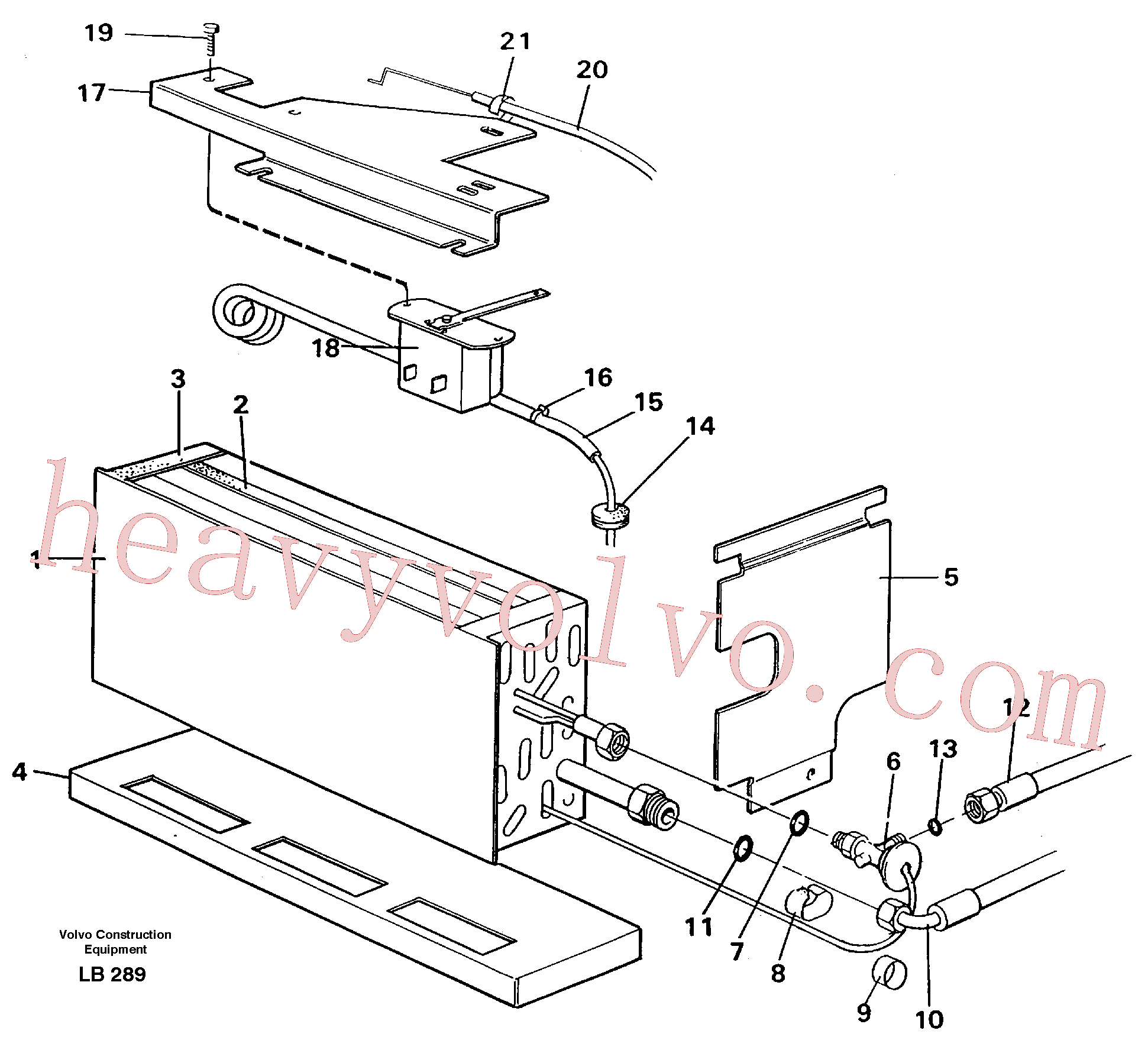 VOE955119 Cross recessed screw for Volvo Excavator Parts
