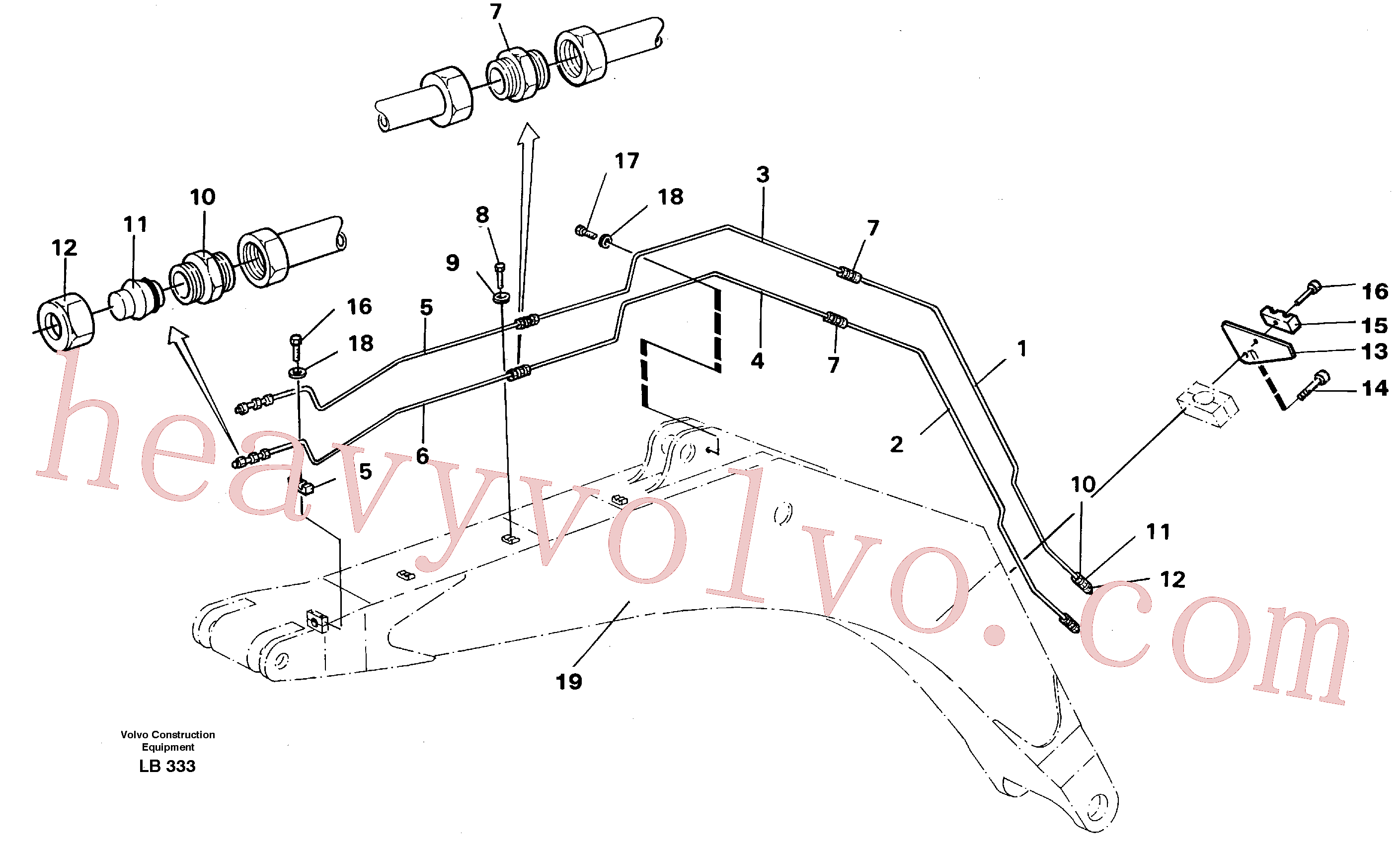 Wholesale VOE14242478 Tube Assembly for Volvo Excavator
