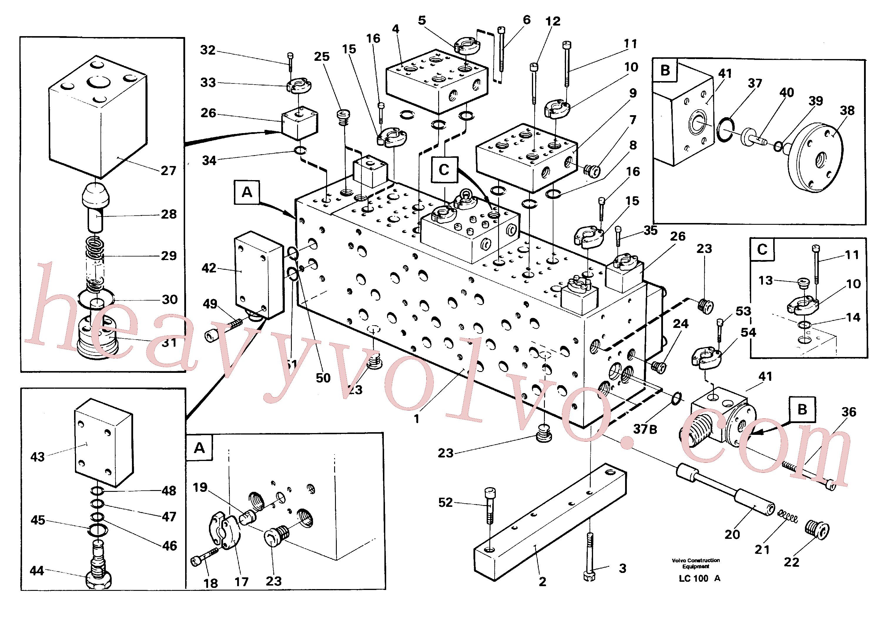 China Made VOE14267977 Pressure limiting valve parts for Volvo Excavator