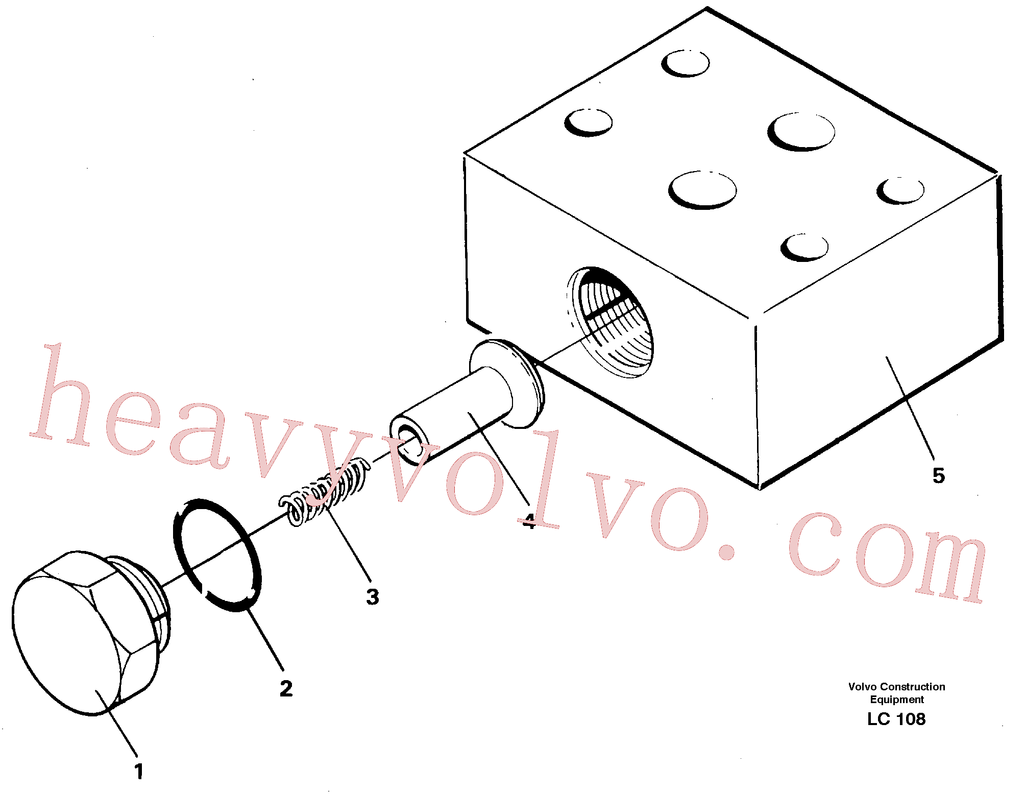 VOE14233688 Housing for Volvo Excavator Parts