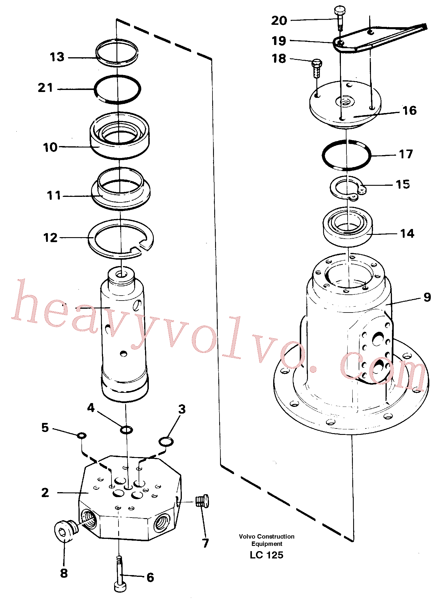 VOE14230084 Housing for Volvo Excavator Parts