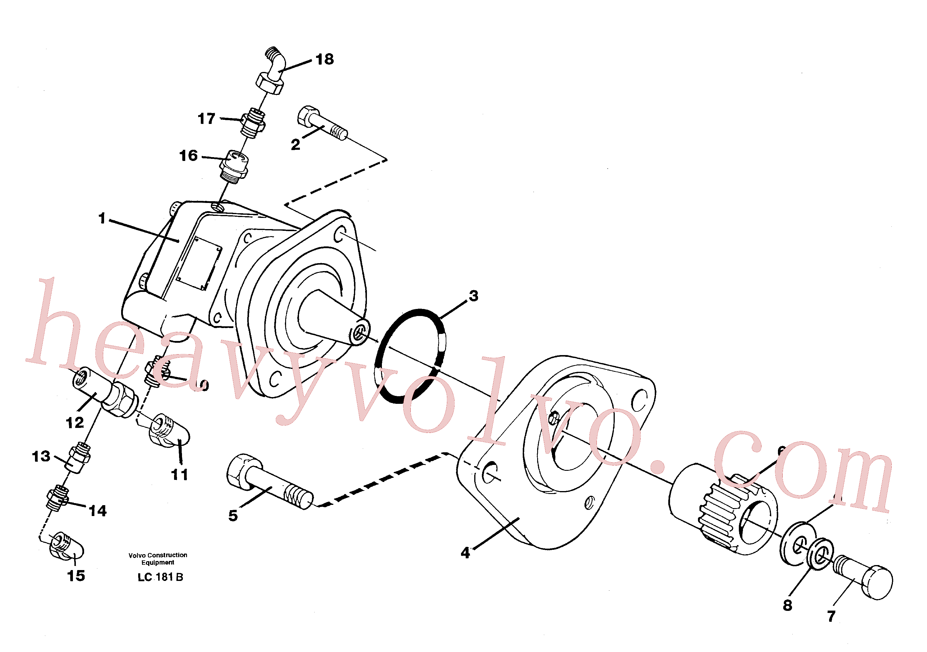 Volvo Assembly VOE11147222 Hydraulic pump for sale