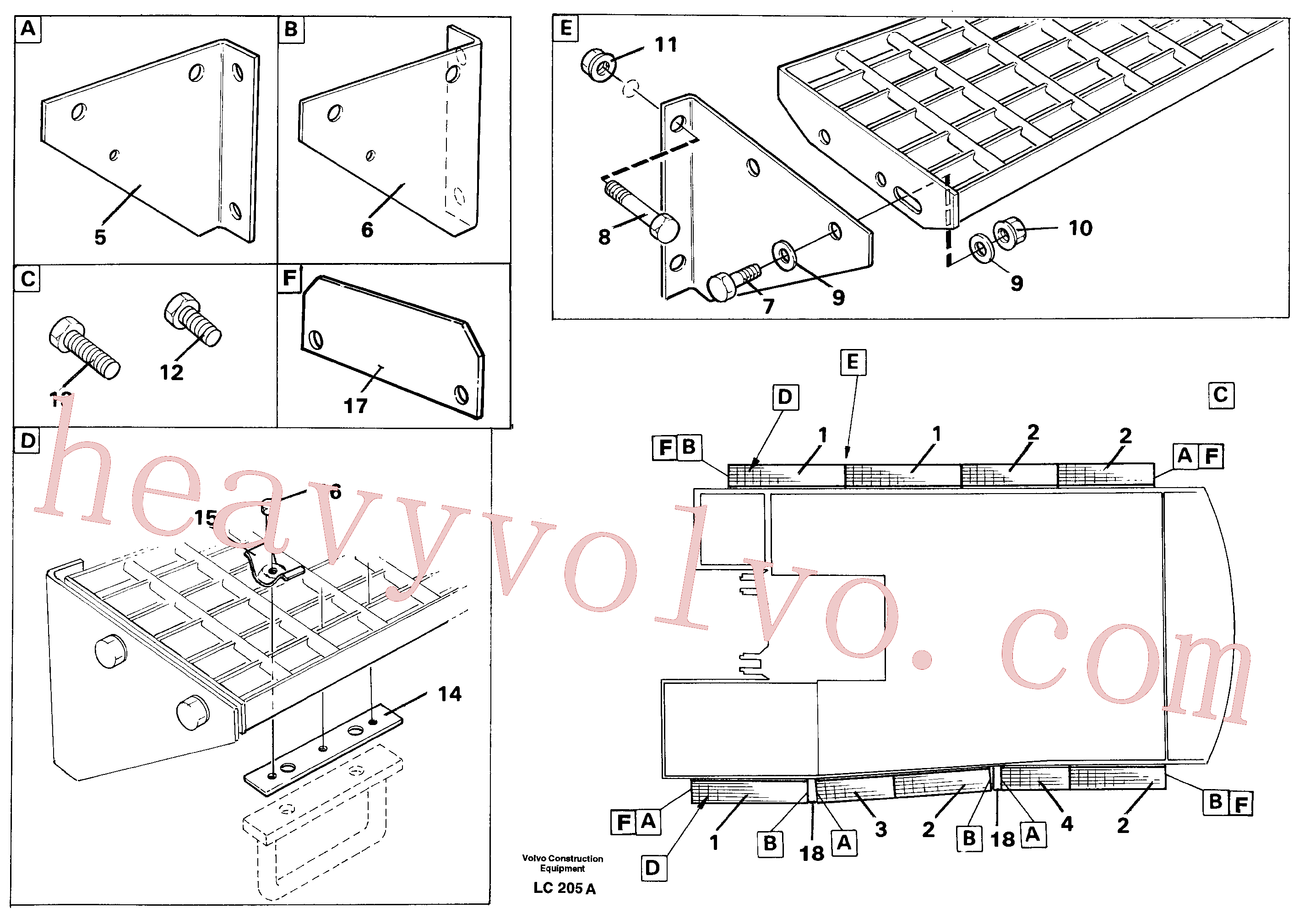 Volvo VOE14024218 Duckboard aftermarket part for sale