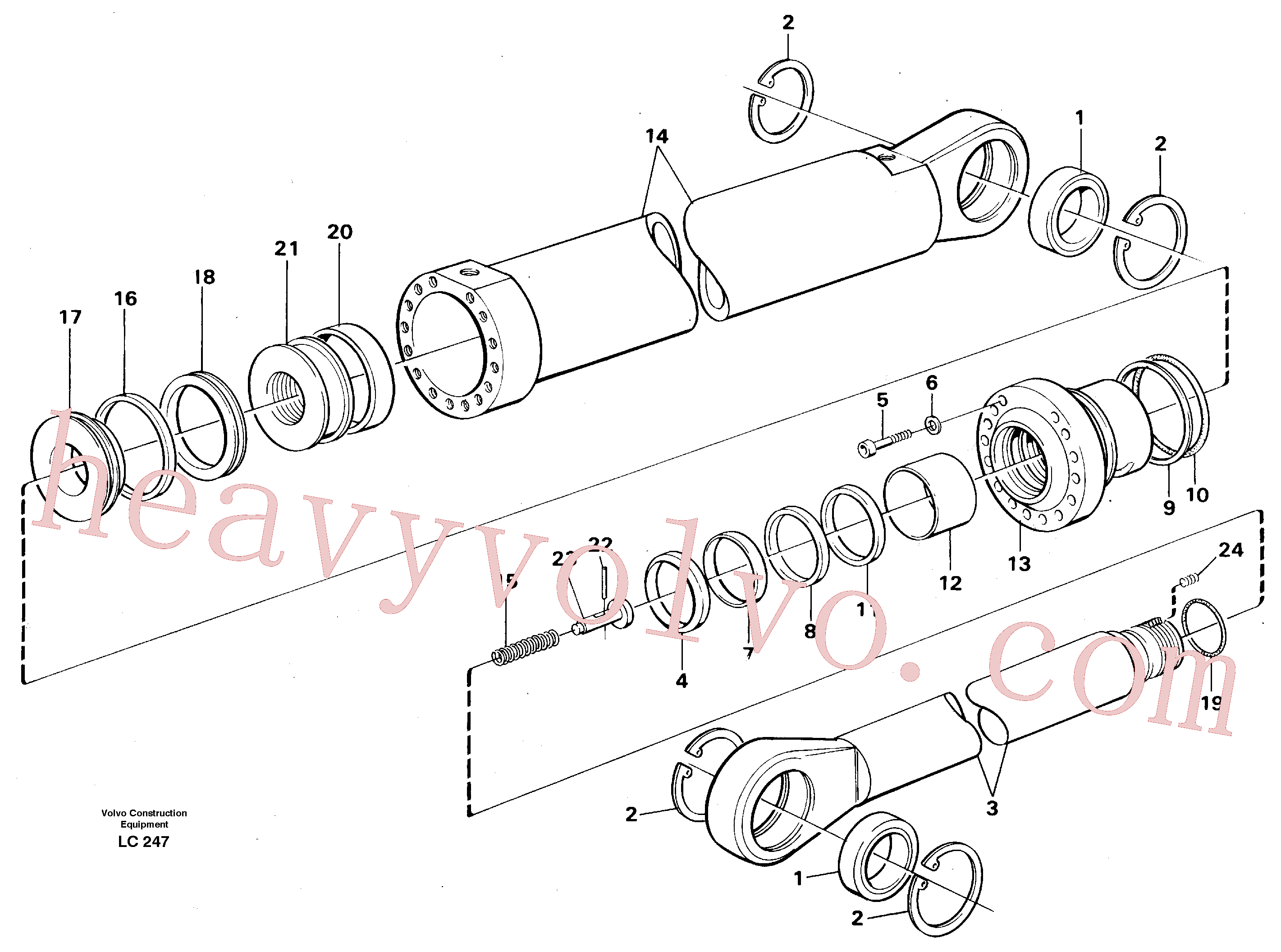 Wholesale VOE14263493 Cylinder for Volvo Excavator