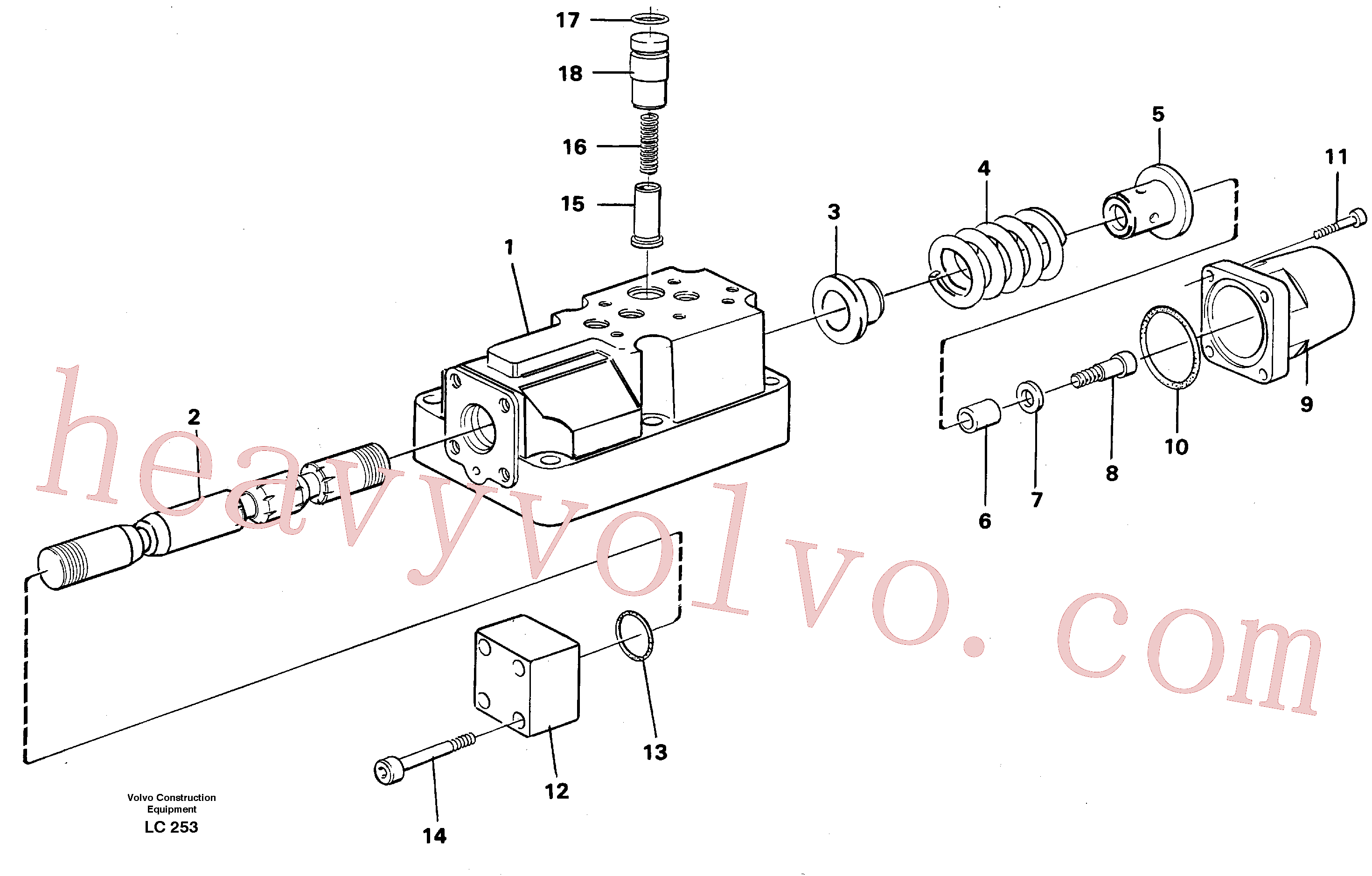 China Made VOE14249351 Directional Valve parts for Volvo Excavator