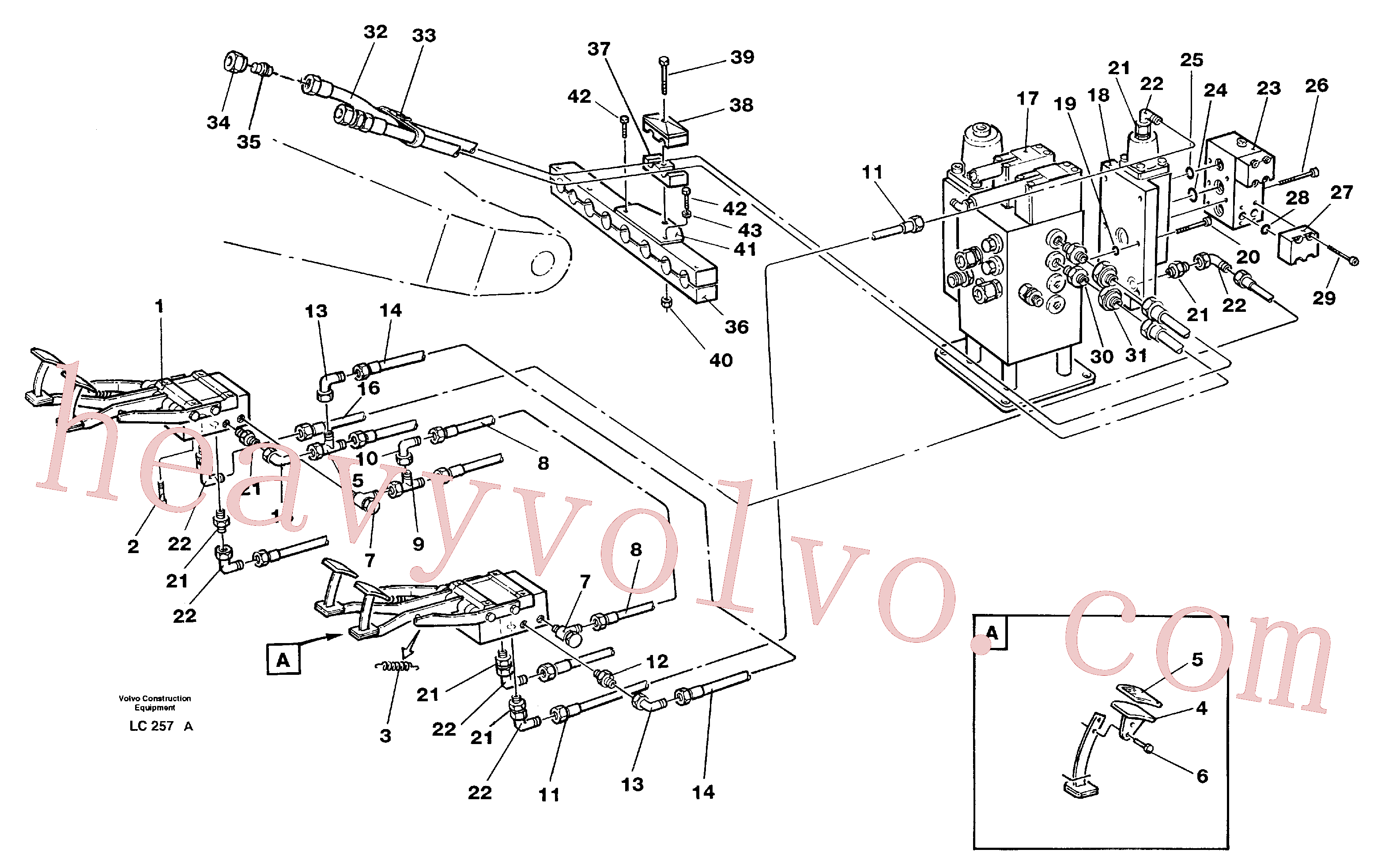 China Made VOE14213153 Marking strip parts for Volvo Excavator