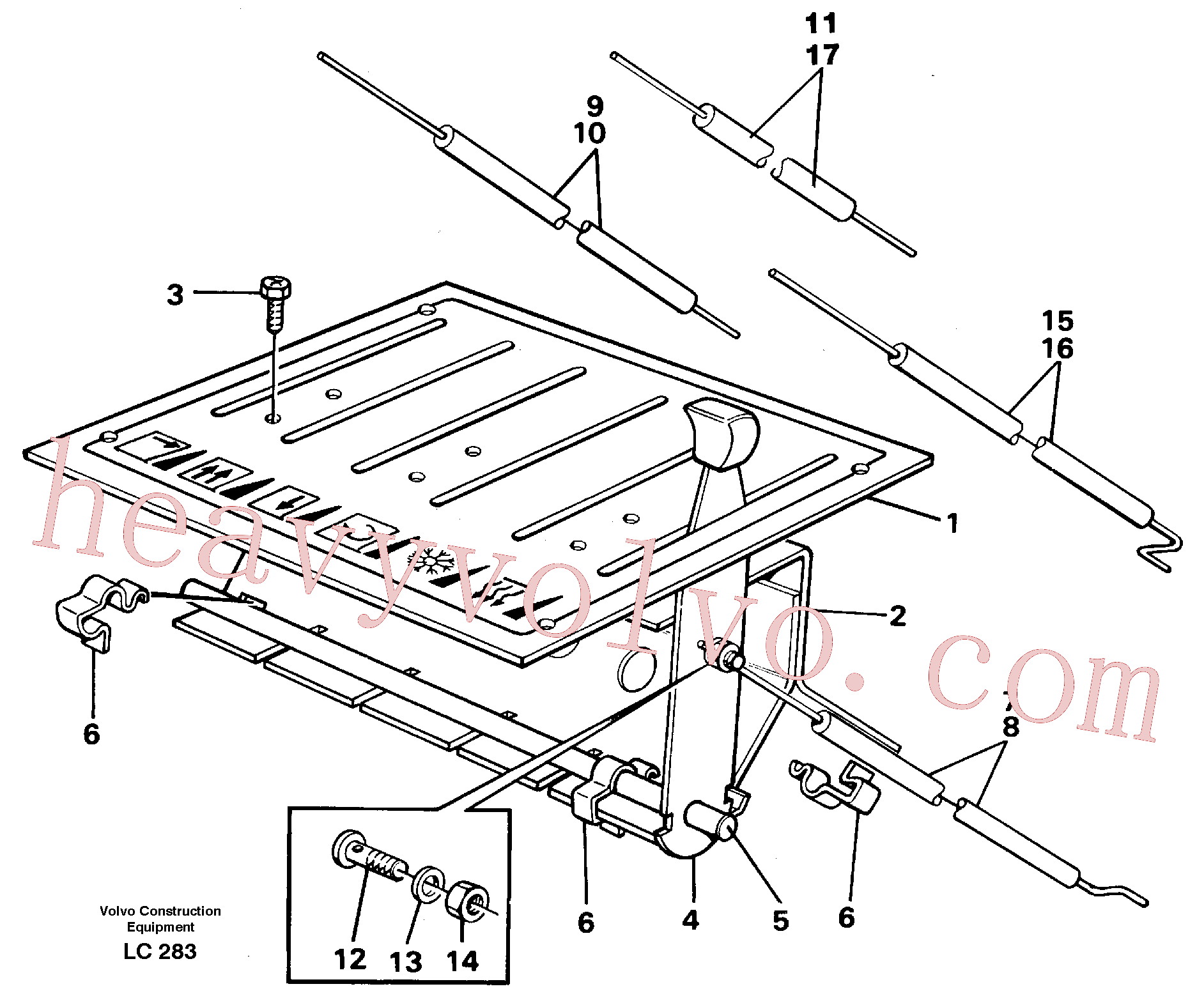 Wholesale VOE14015093 Washer for Volvo Excavator