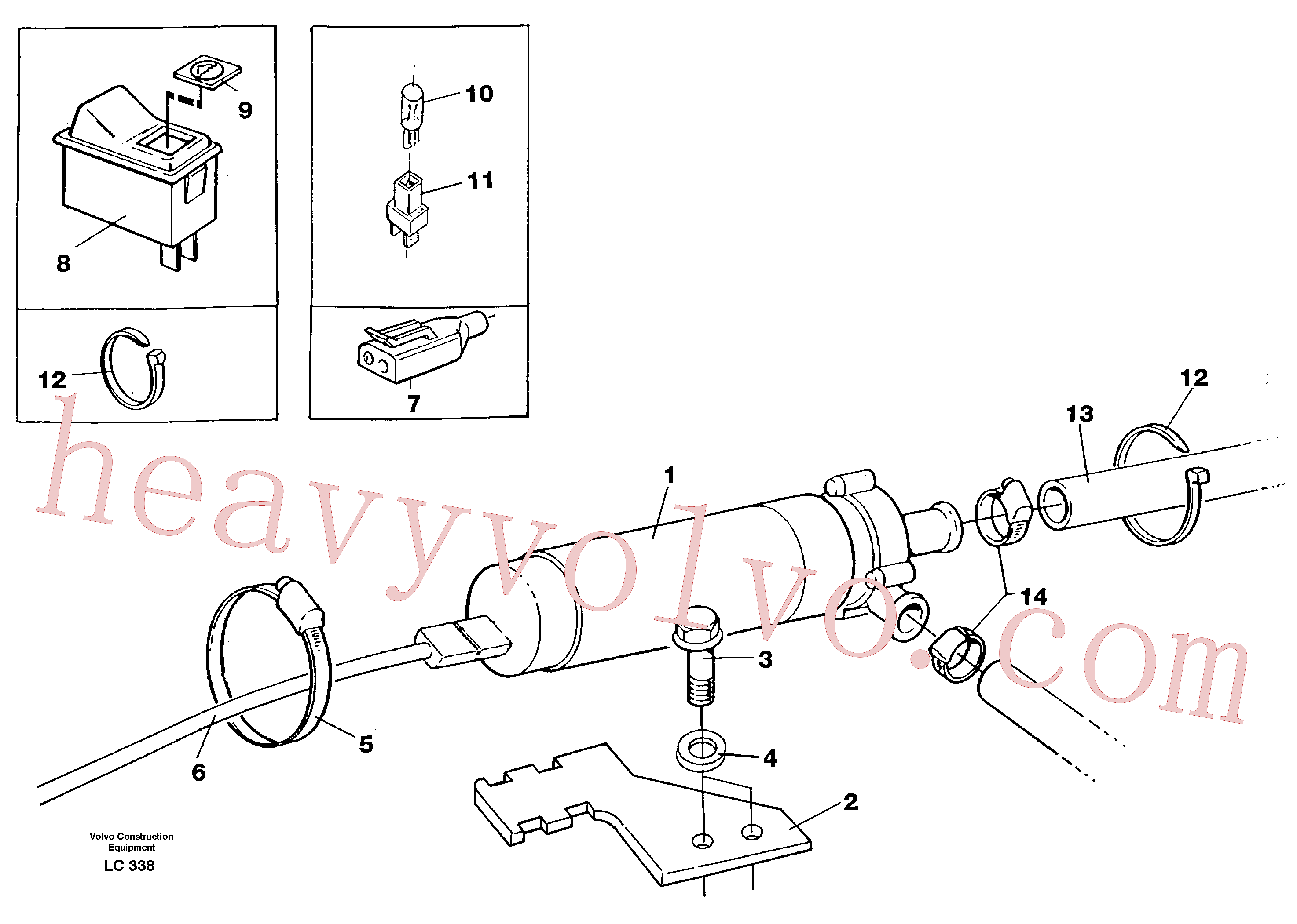 MI965881 Insulator for Volvo Excavator Parts
