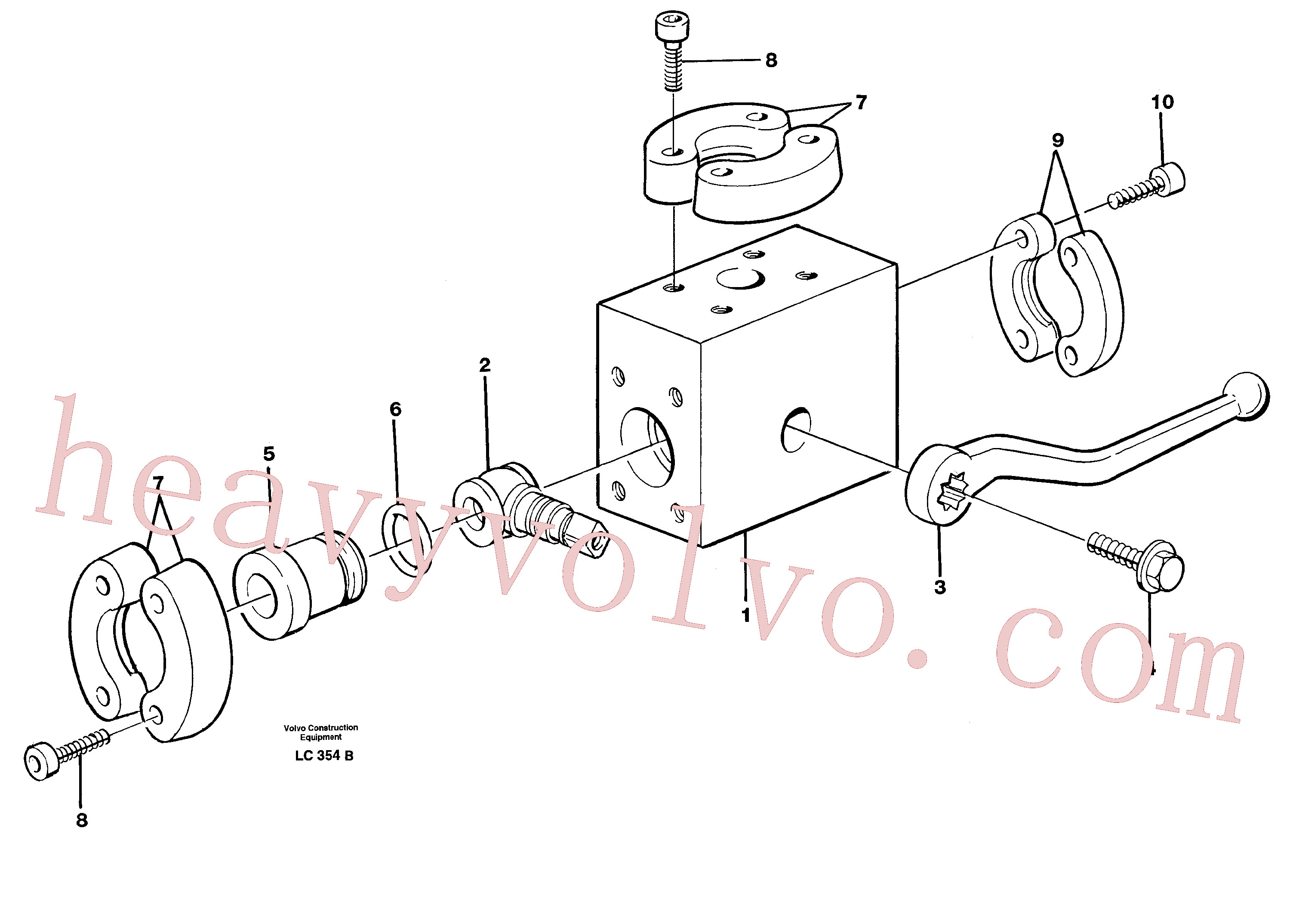 VOE14340116 Sleeve for Volvo Excavator Parts