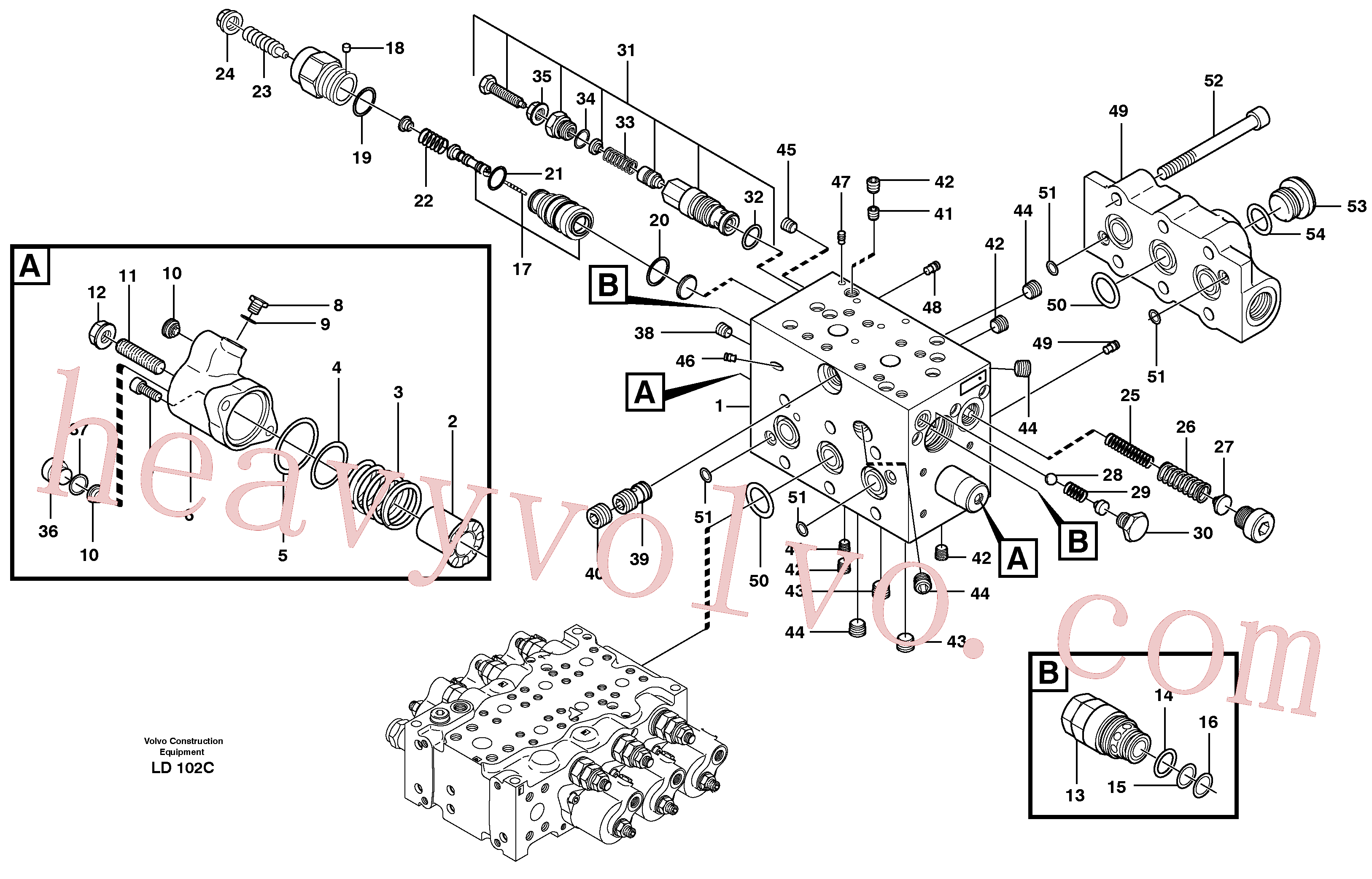 Volvo excavator part VOE11704817 Plug for sale