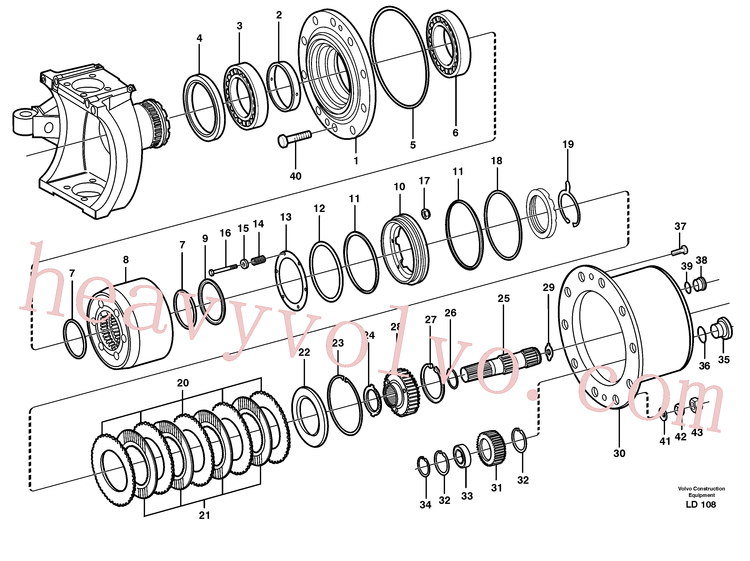 Volvo ZM5230870 Thrust washer aftermarket part for sale