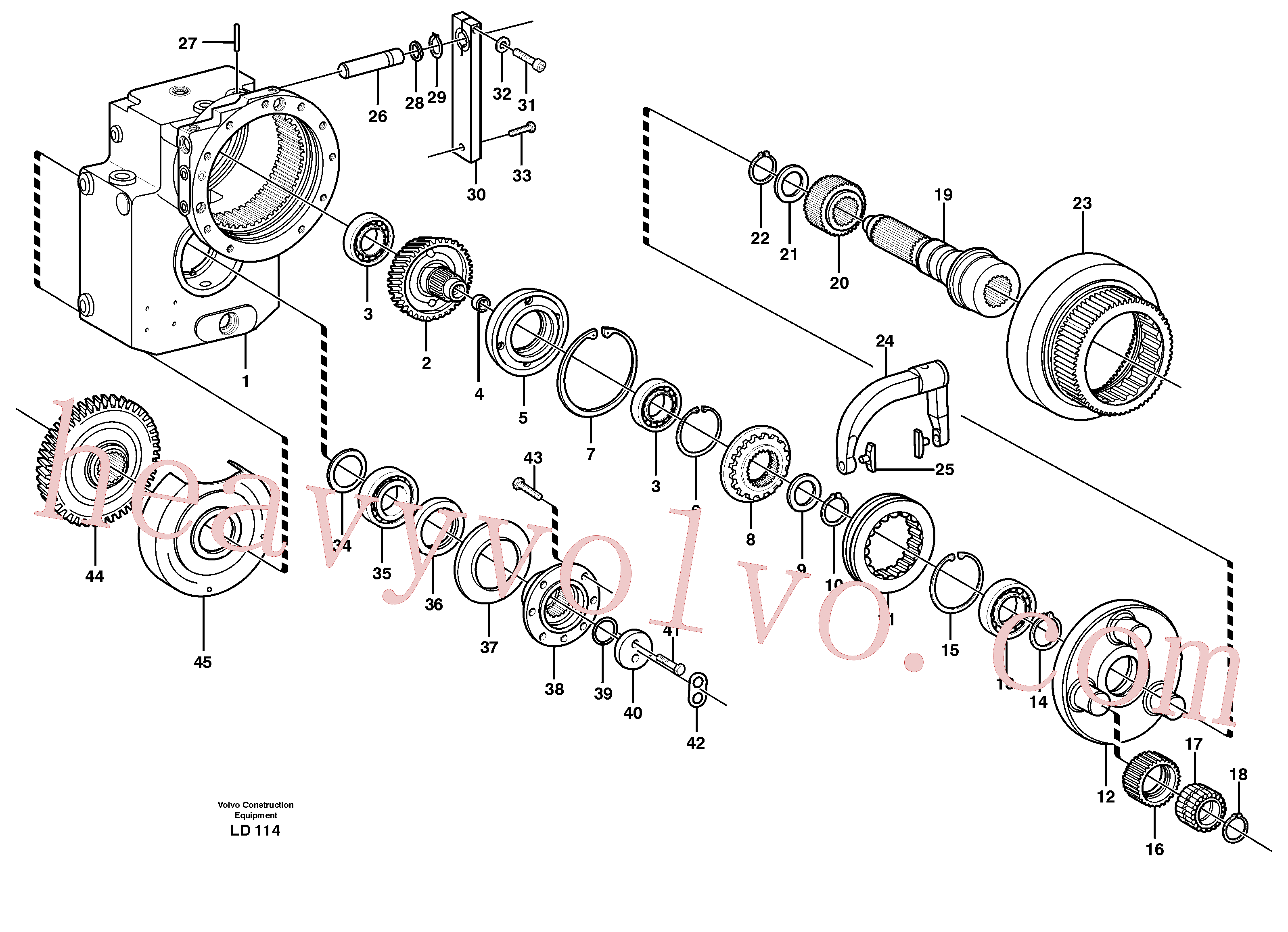Volvo Assembly VOE914533 Retaining ring for sale