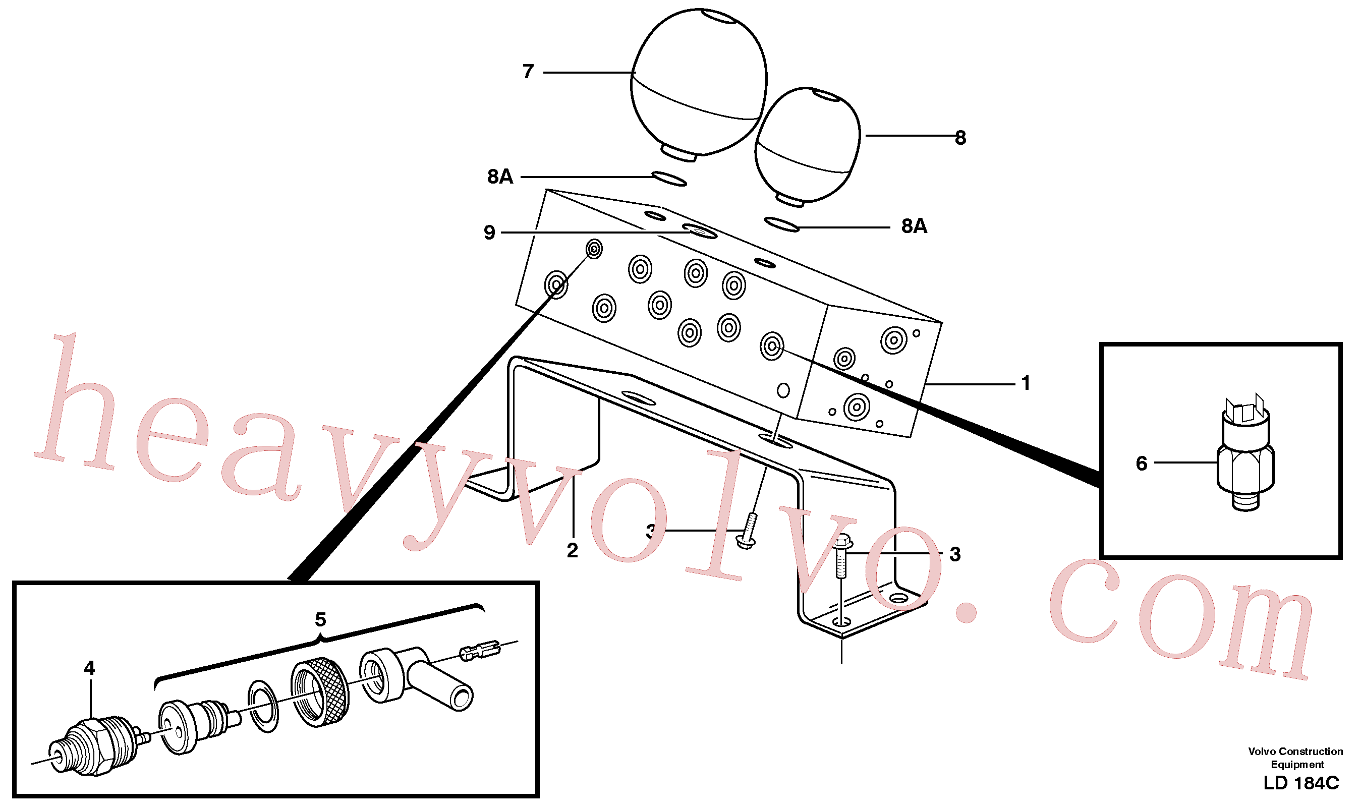 VOE20542740 Plane gasket, Seal for Volvo Excavator Parts
