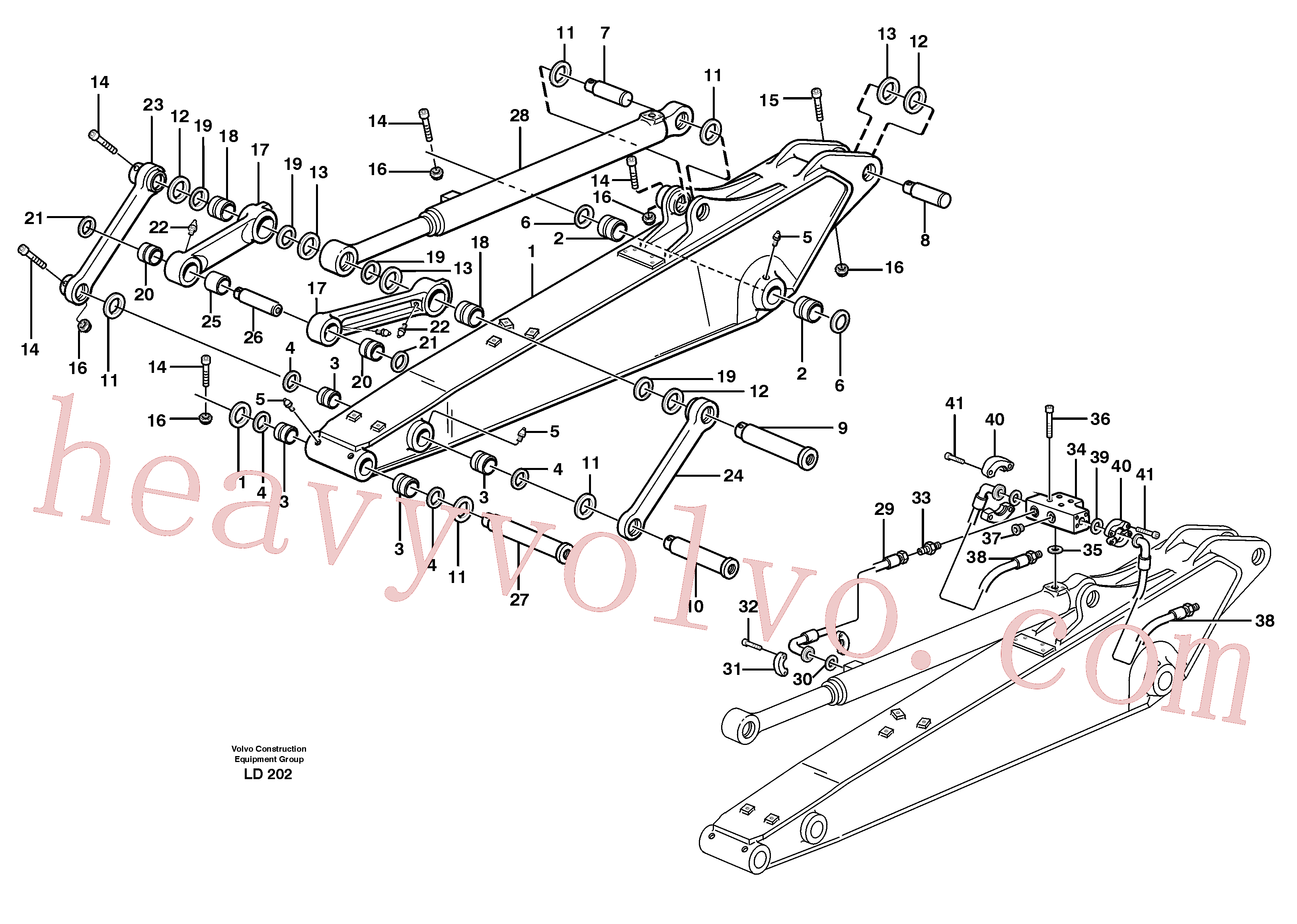 Volvo Assembly VOE14370064 Hand lever for sale