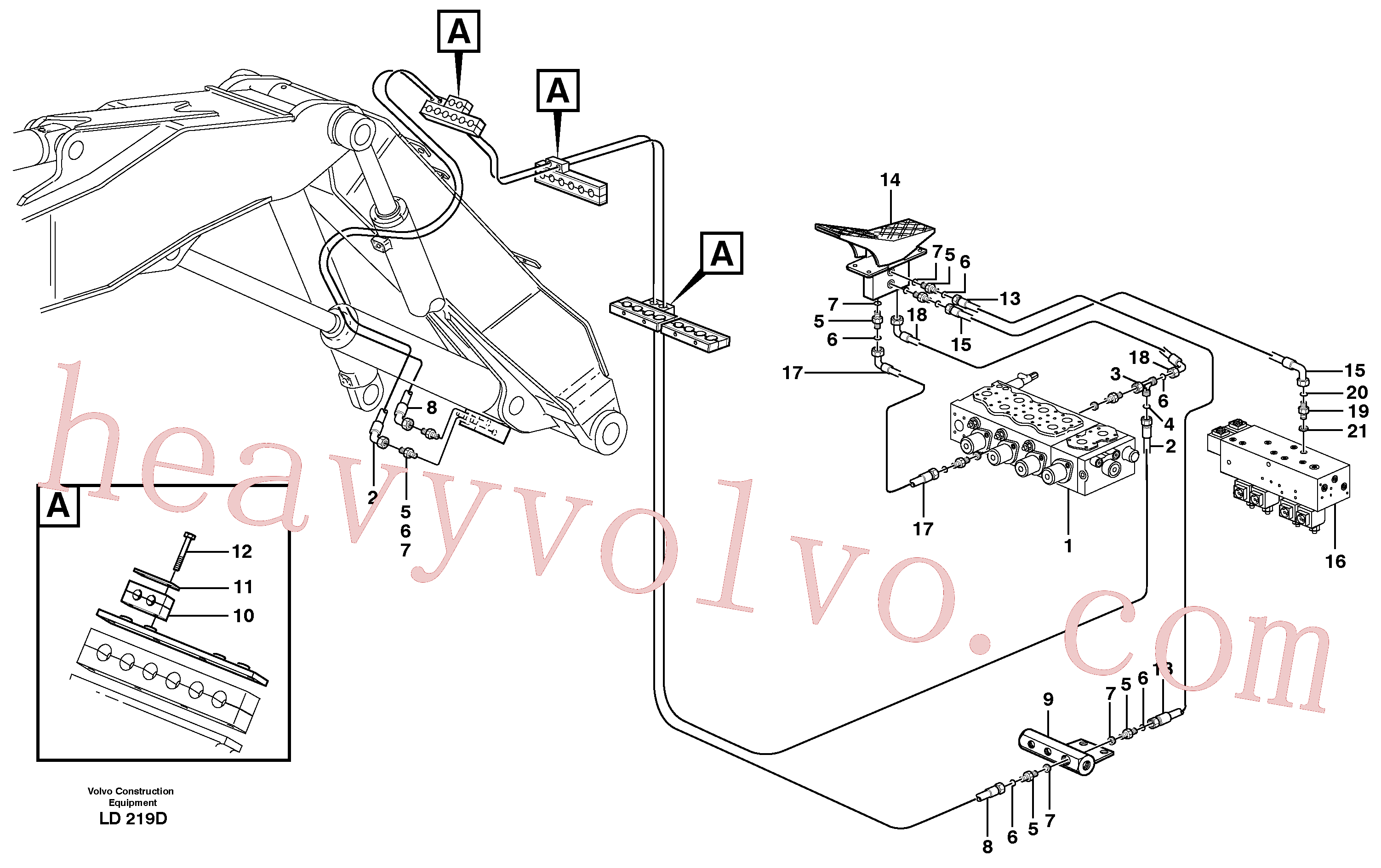VOE14378760 Pilot for Volvo Excavator Parts