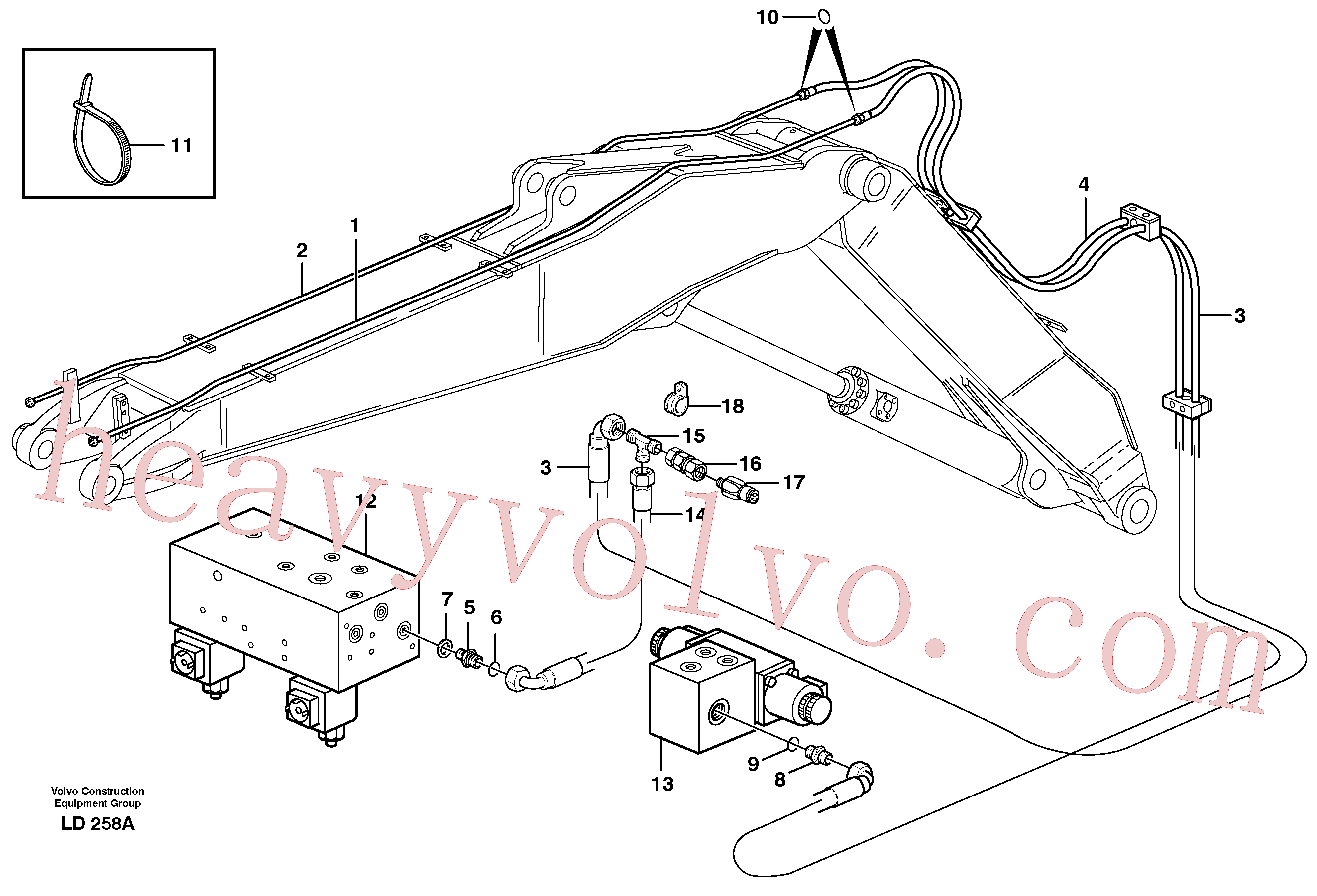 Wholesale VOE14370644 Tube Assembly for Volvo Excavator