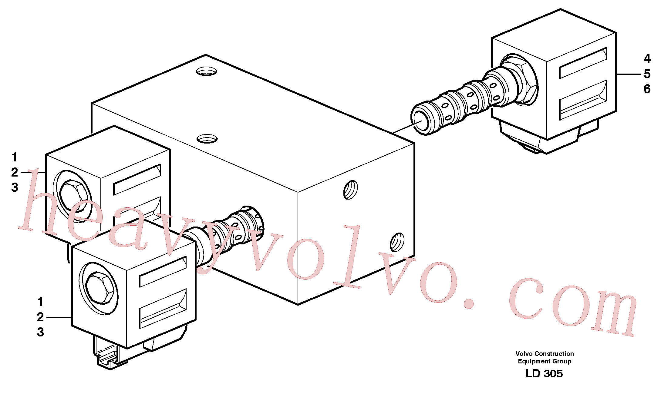 China Made VOE11708585 Solenoid valve parts for Volvo Excavator
