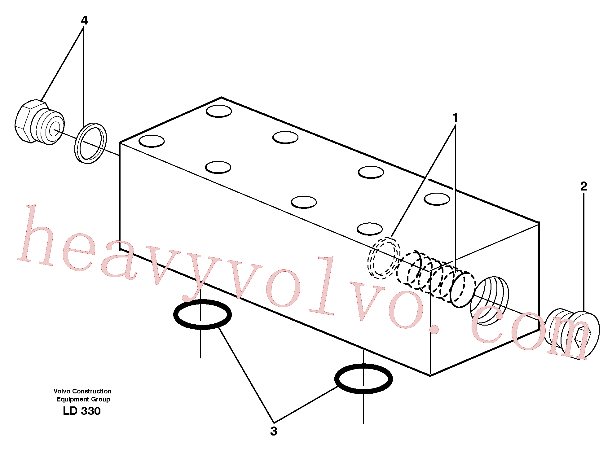 China Made VOE11707048 Repair Kit parts for Volvo Excavator