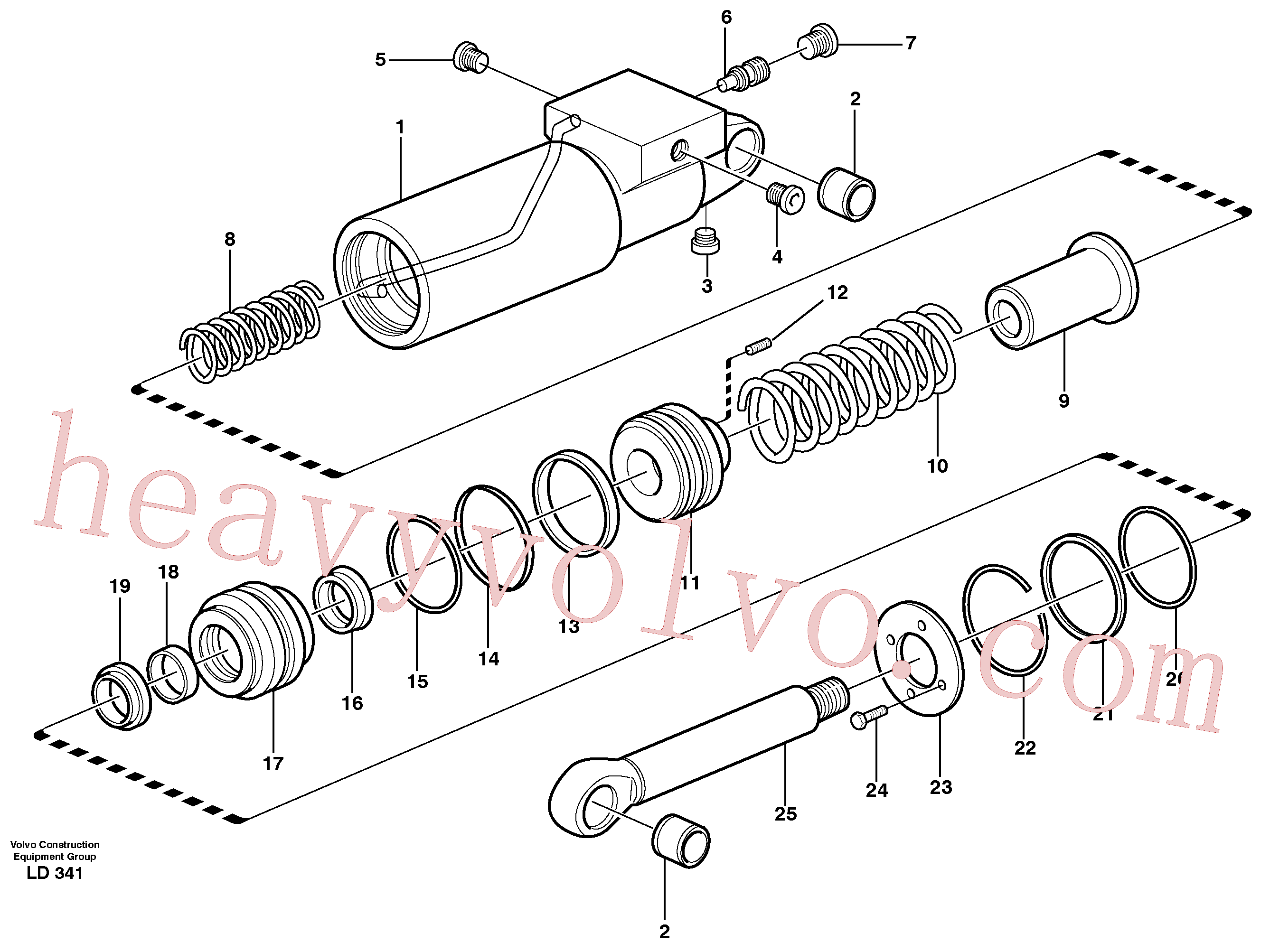 VOE14012950 Bushing for Volvo Excavator Parts