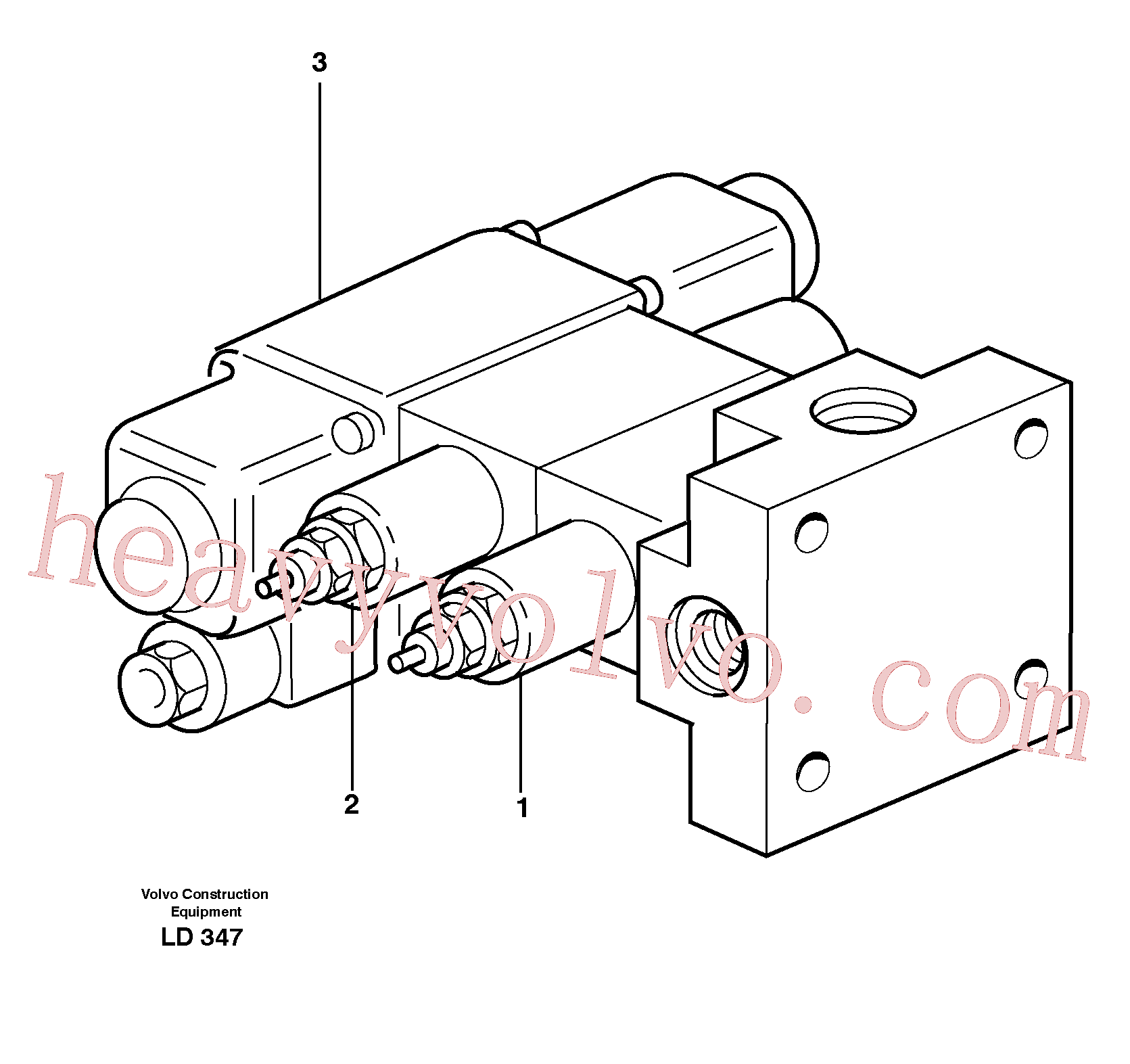China Made VOE14372070 Valve parts for Volvo Excavator