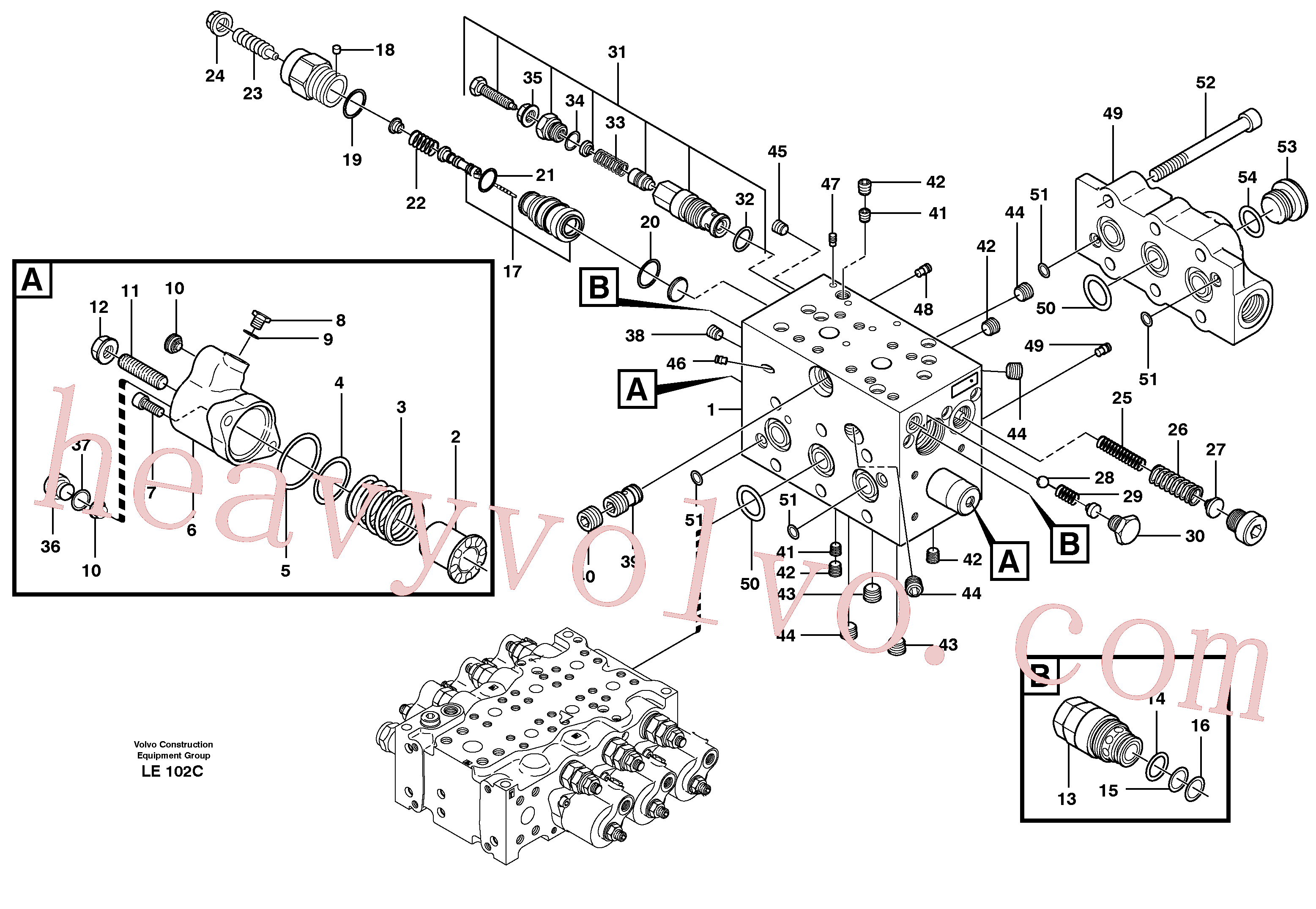 Volvo VOE11704938 Relief valve aftermarket part for sale