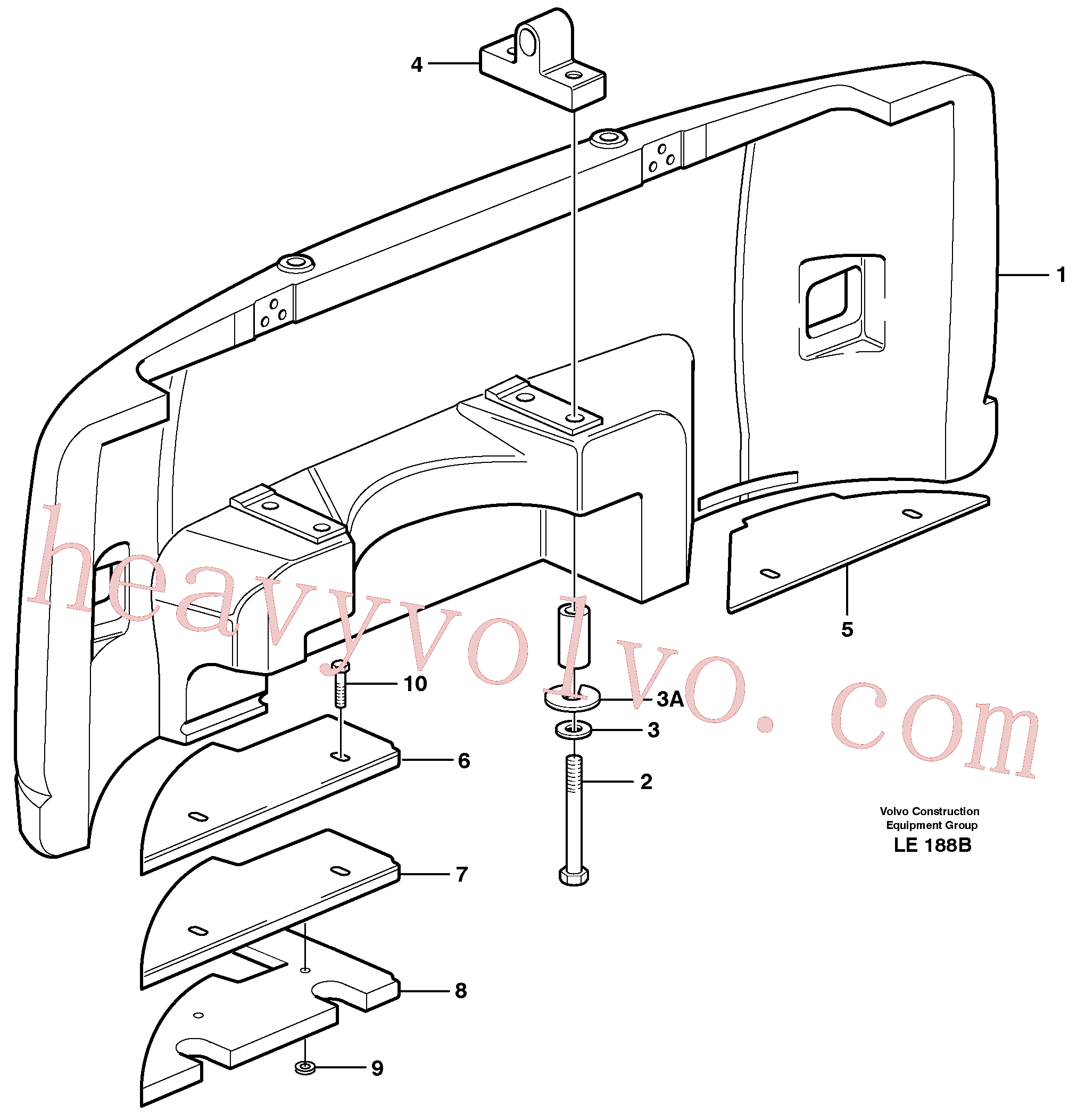China Made VOE14376982 Washer parts for Volvo Excavator