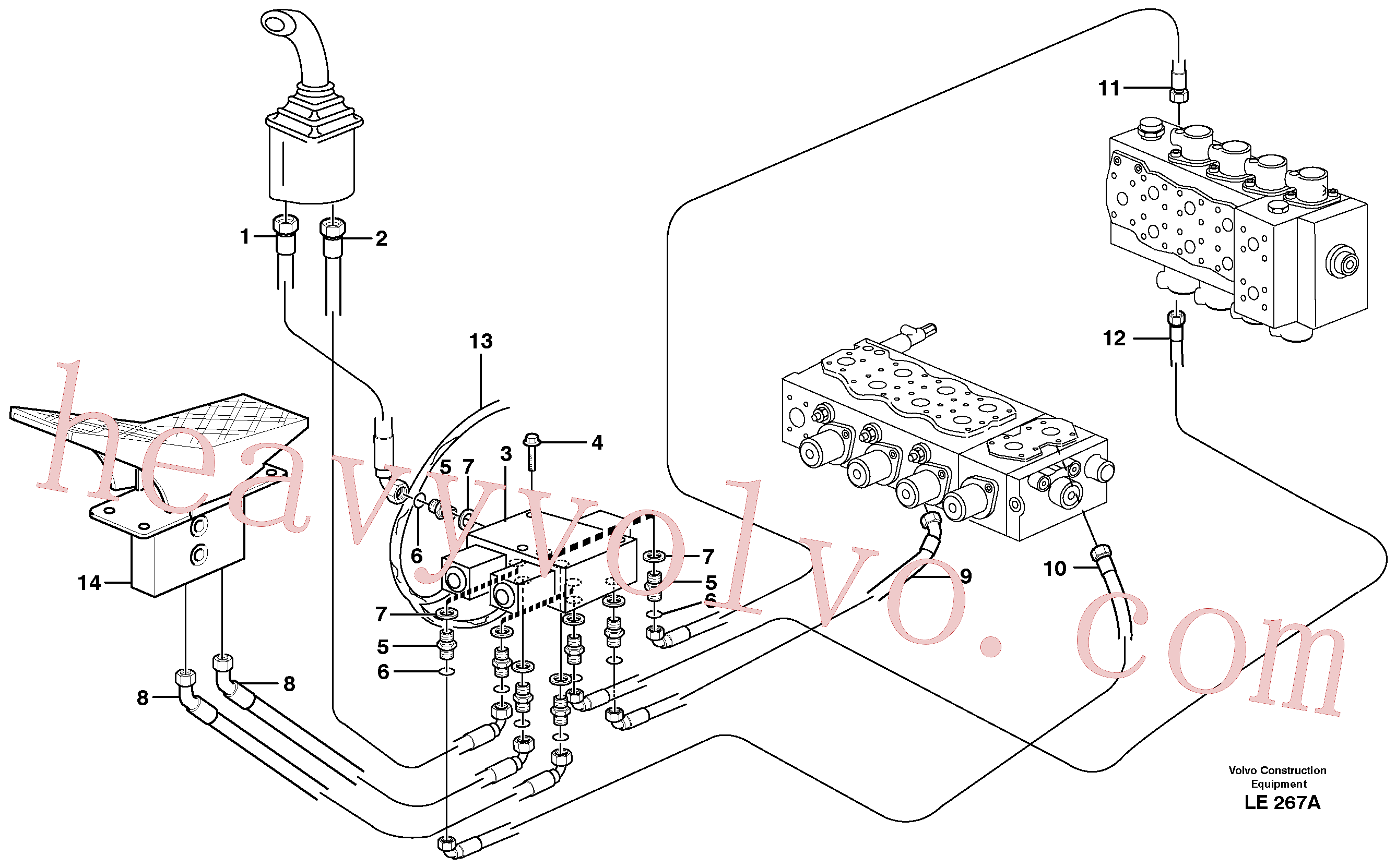 Wholesale VOE14378961 Cable harness for Volvo Excavator