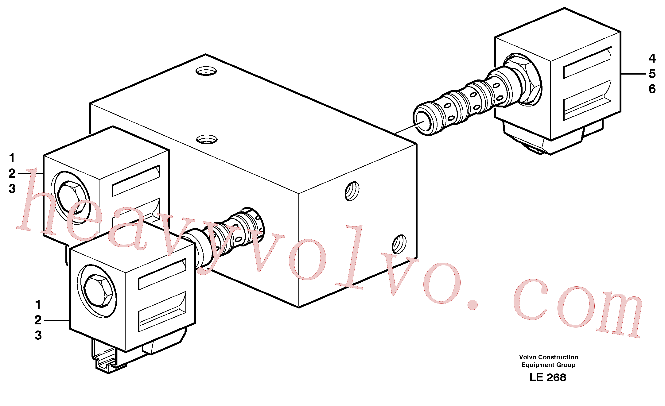 China Made VOE11708585 Solenoid valve parts for Volvo Excavator