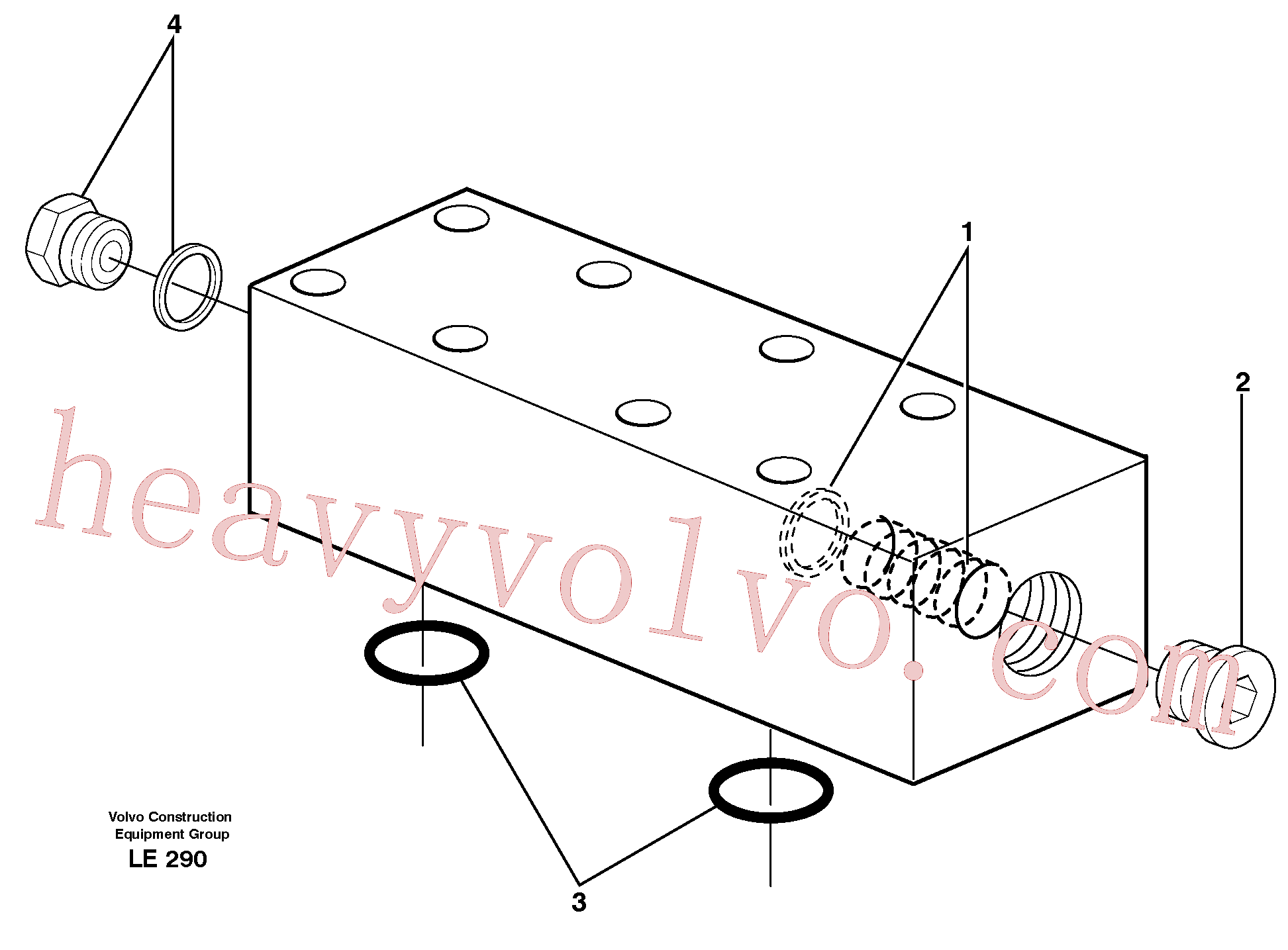 China Made VOE11707048 Repair Kit parts for Volvo Excavator