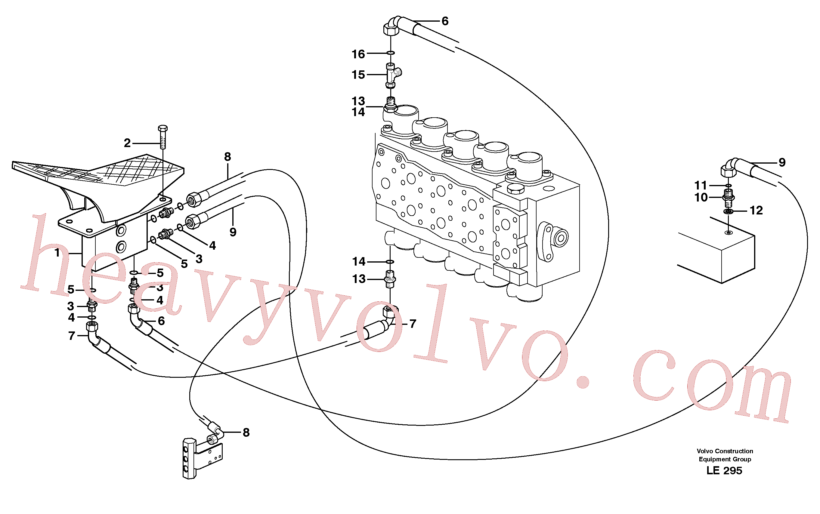 VOE14378760 Pilot for Volvo Excavator Parts