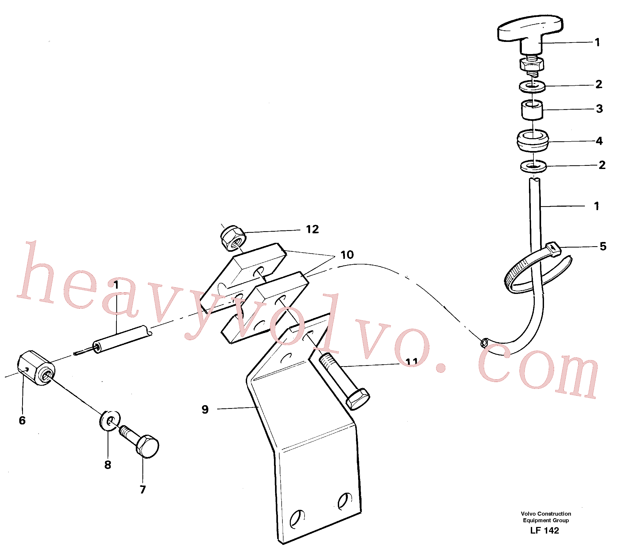 Volvo excavator part VOE13955224 Screw for sale