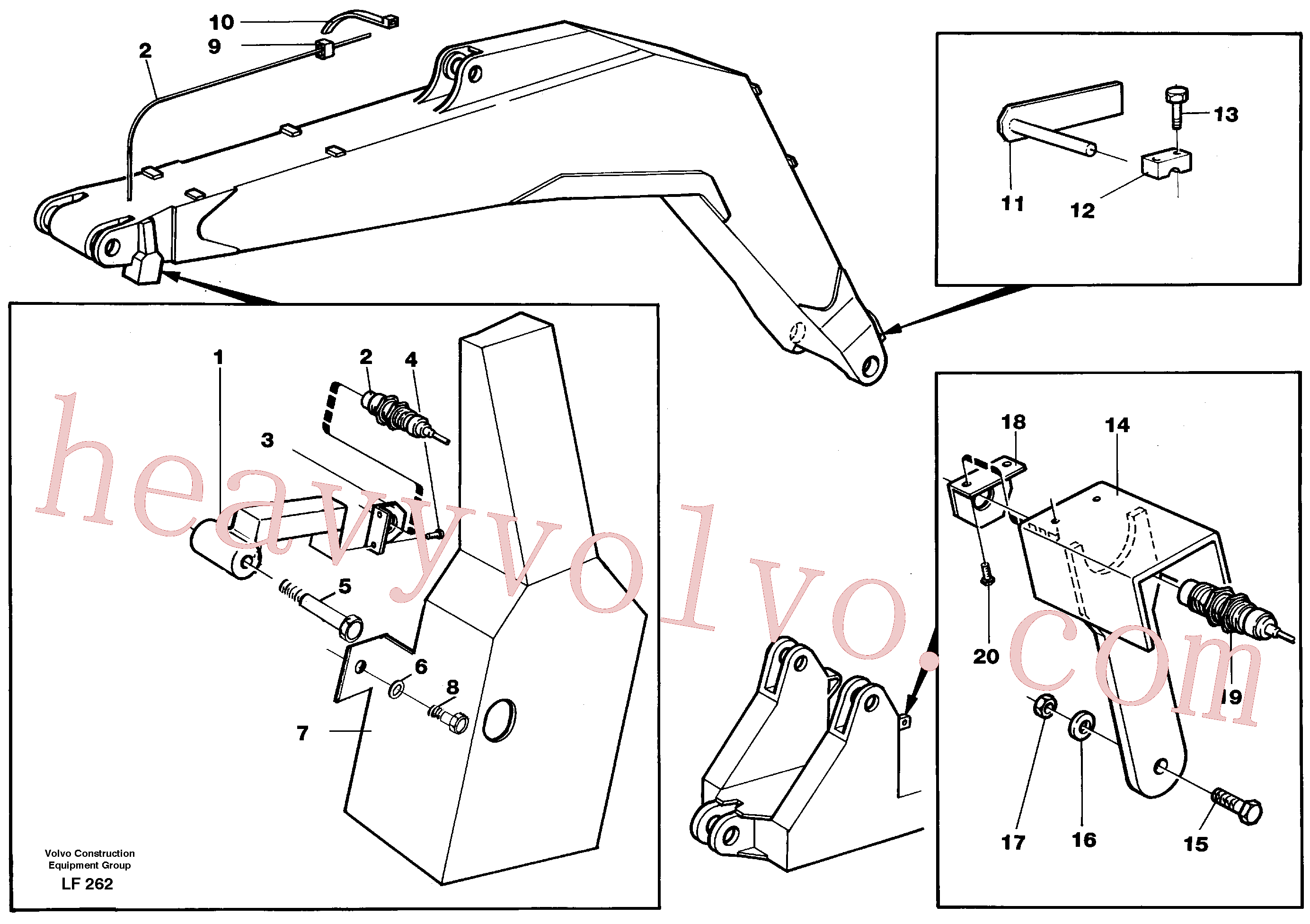 Volvo VOE14243096 Arm aftermarket part for sale