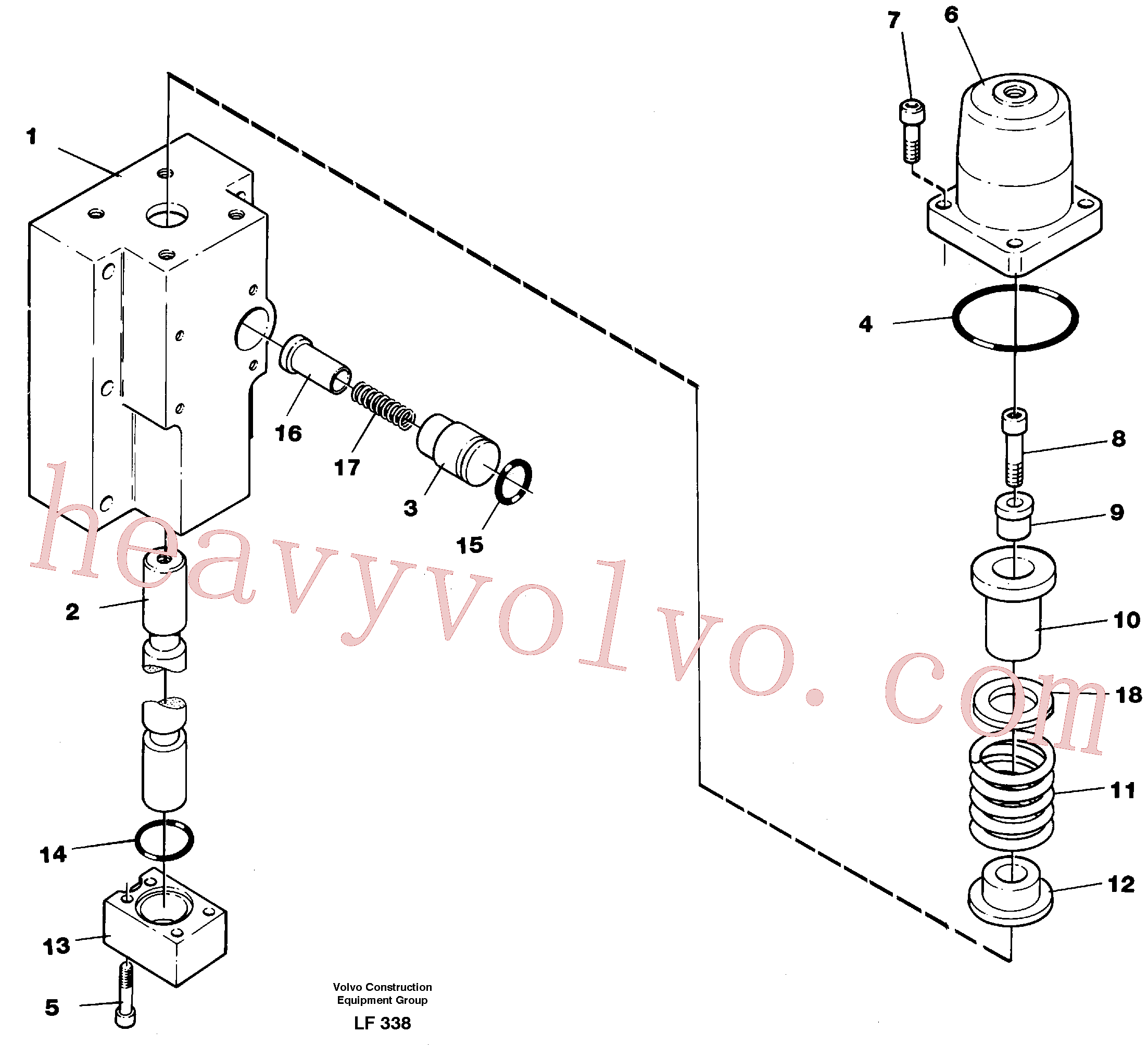 Wholesale VOE14265045 Valve slide for Volvo Excavator