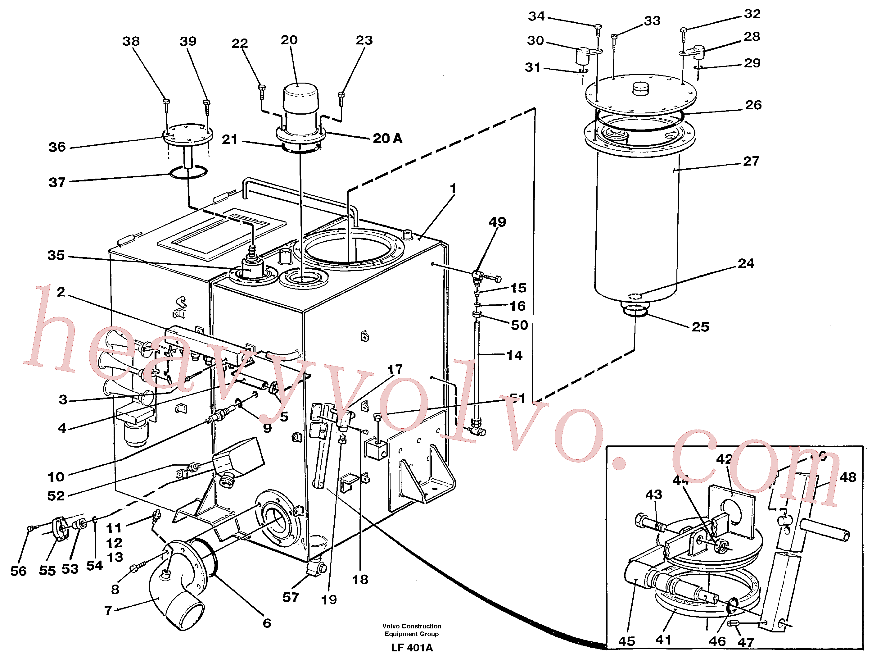 VOE14048868 Hatch for Volvo Excavator Parts