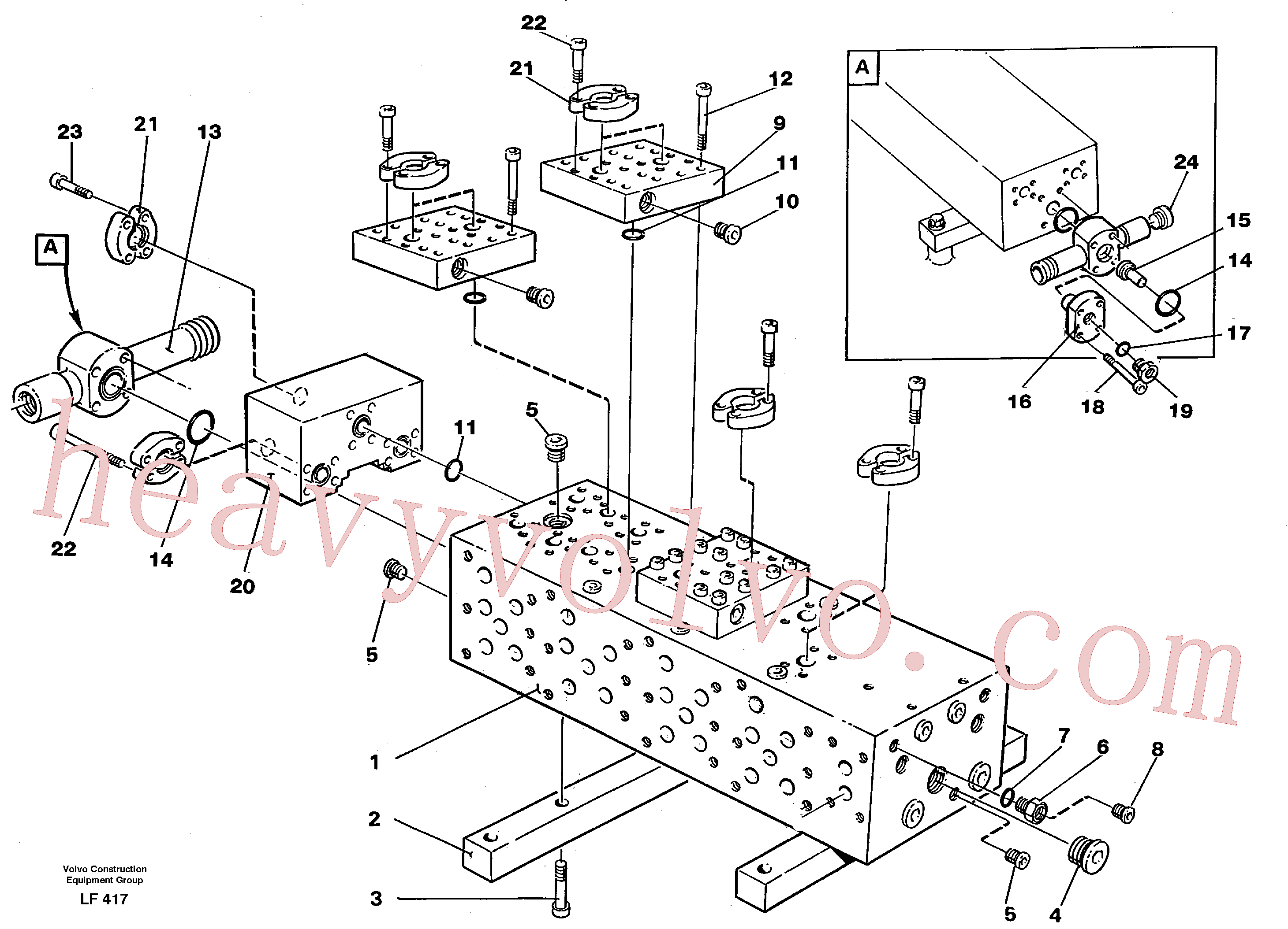 VOE14262093 Plate for Volvo Excavator Parts
