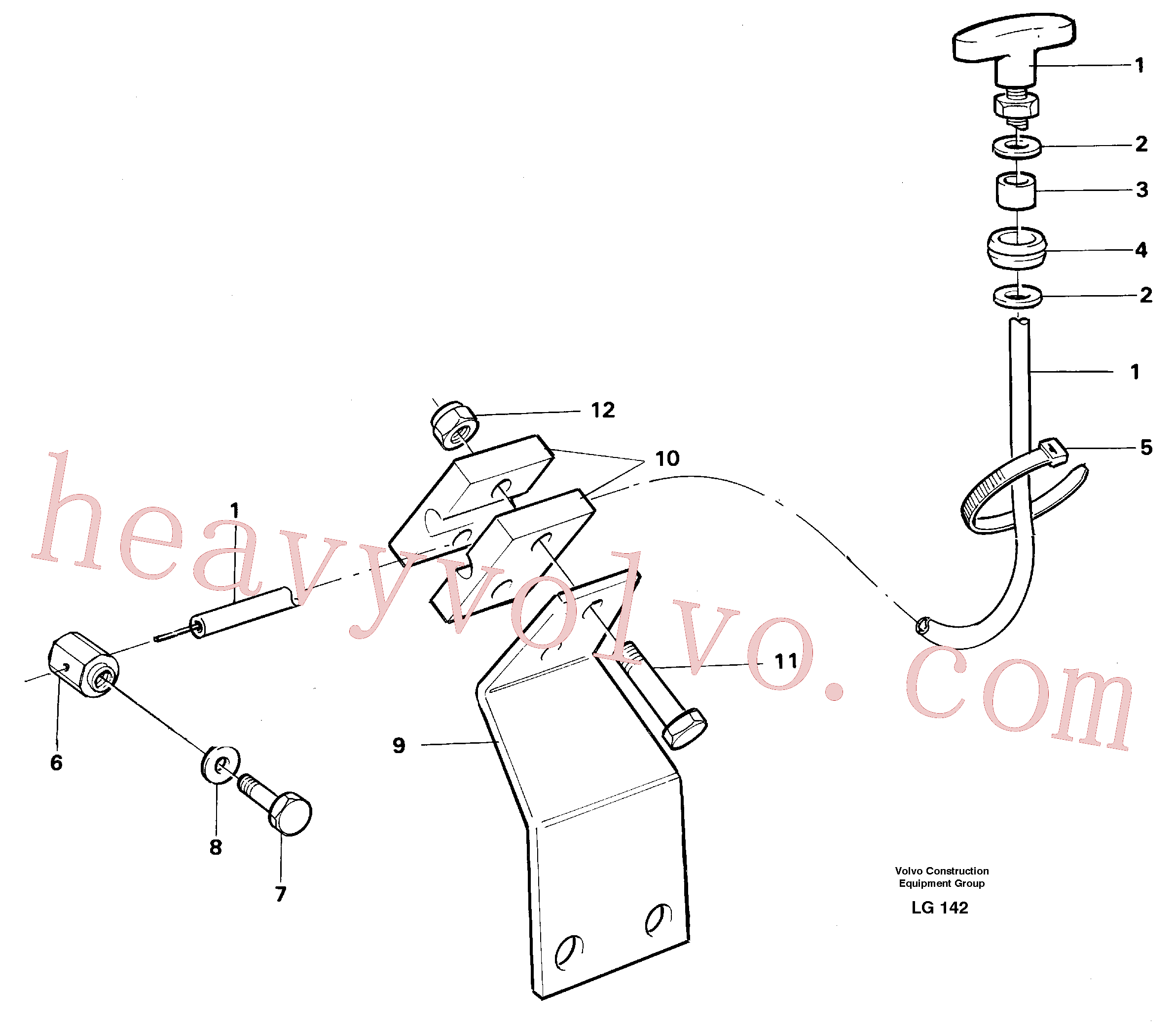 Volvo excavator part VOE13955224 Screw for sale
