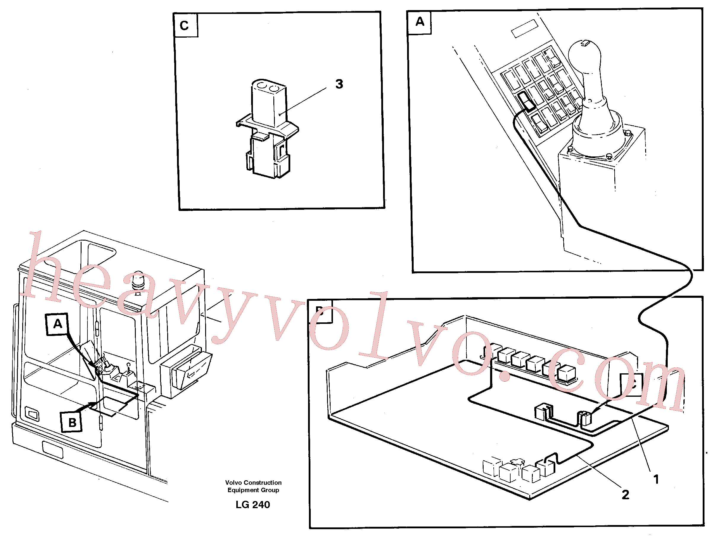 Volvo Assembly VOE968016 Cable terminal for sale
