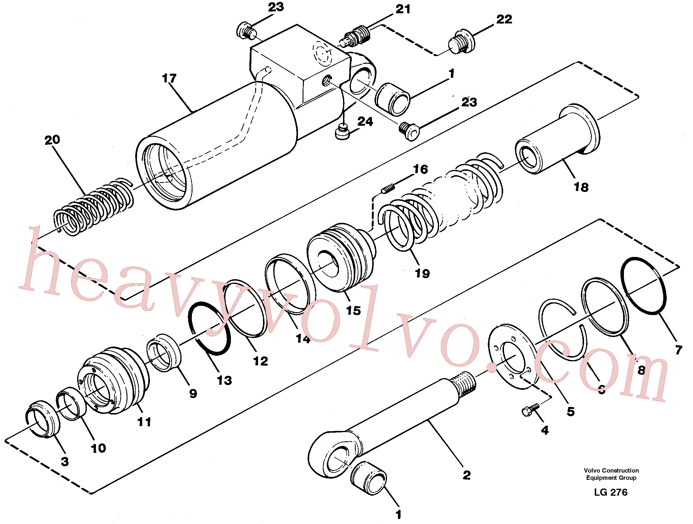VOE14012950 Bushing for Volvo Excavator Parts
