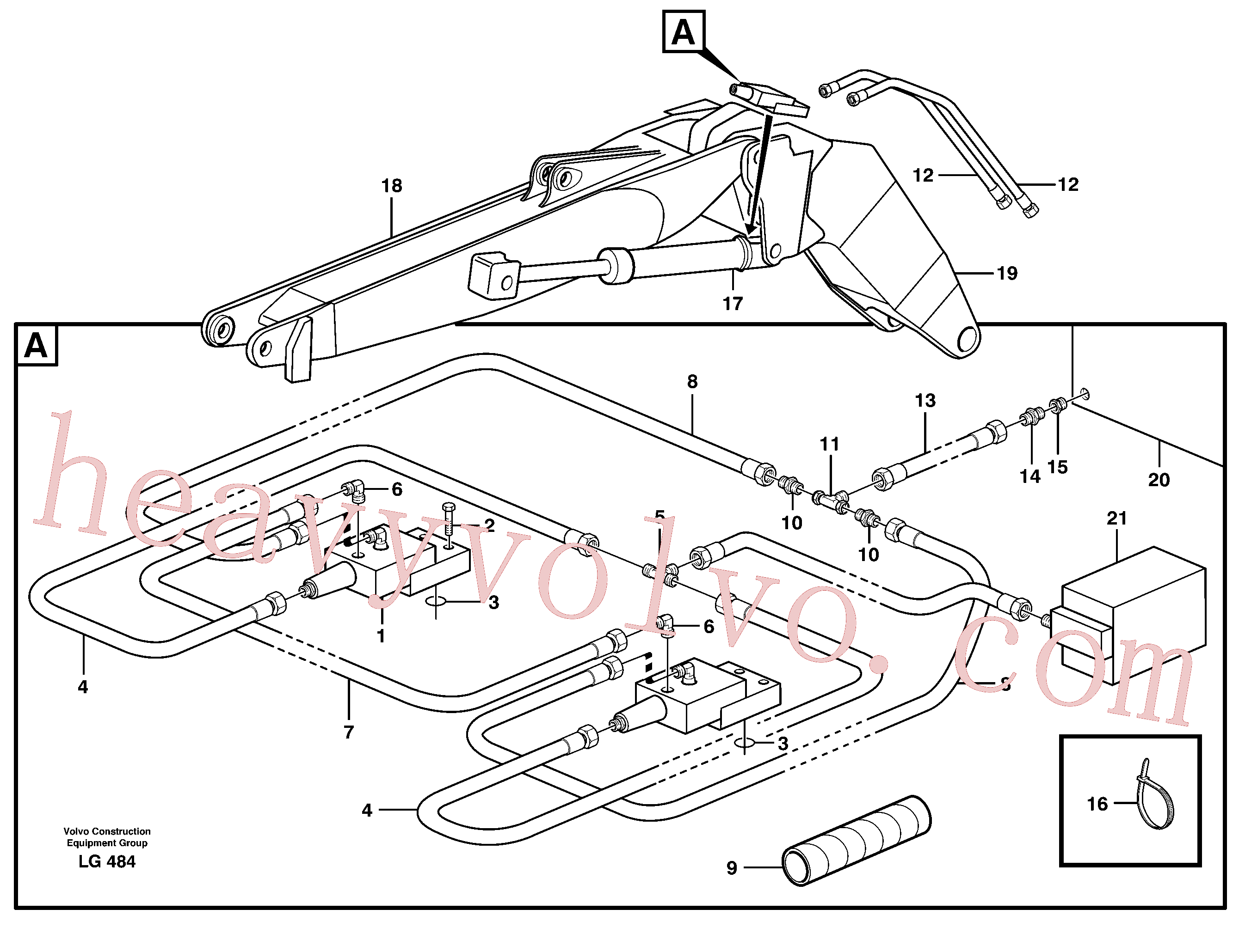China Made VOE14257605 Rockmaster/4SP parts for Volvo Excavator