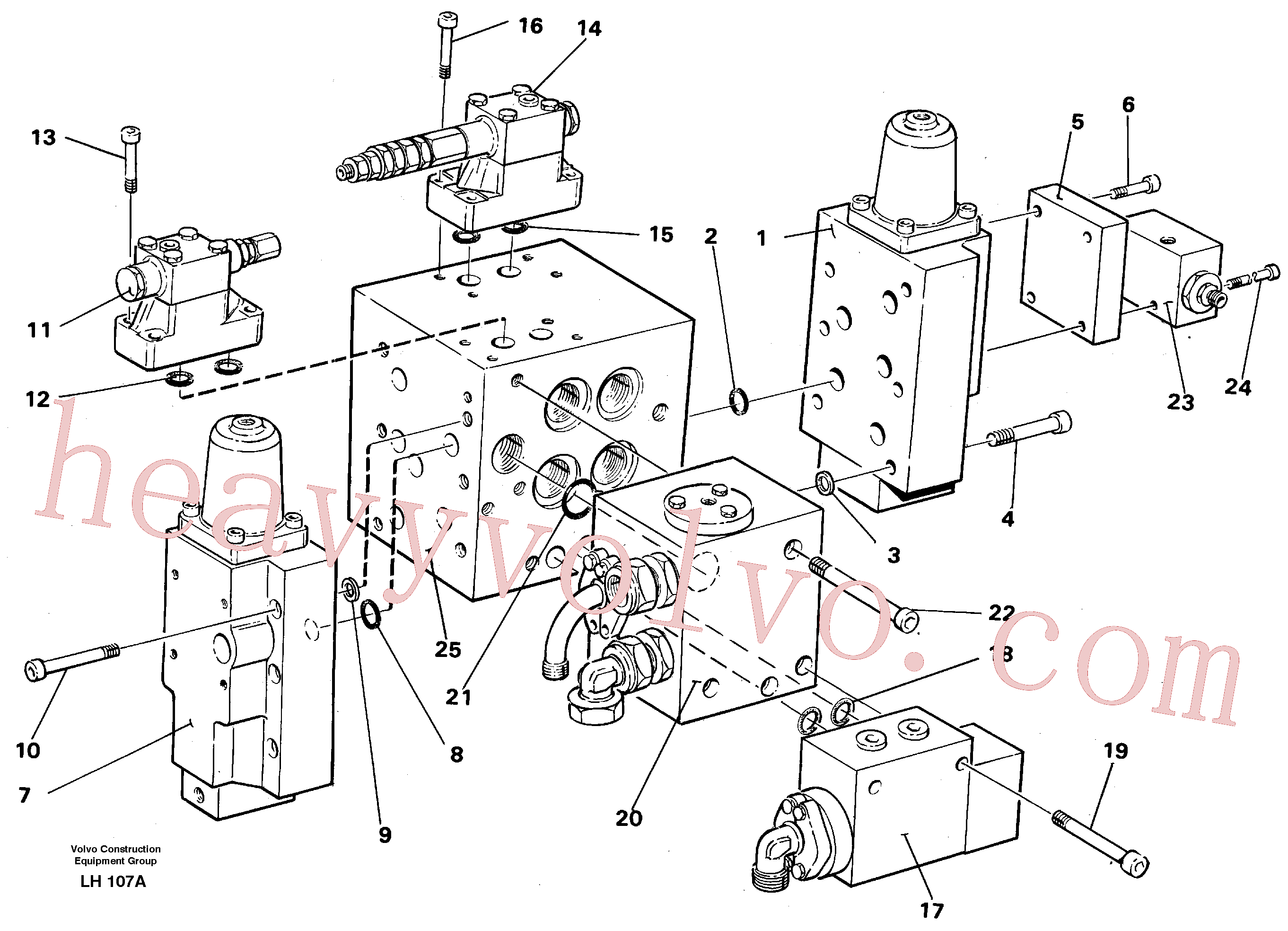 Volvo excavator part VOE14023256 Allen Hd Screw for sale