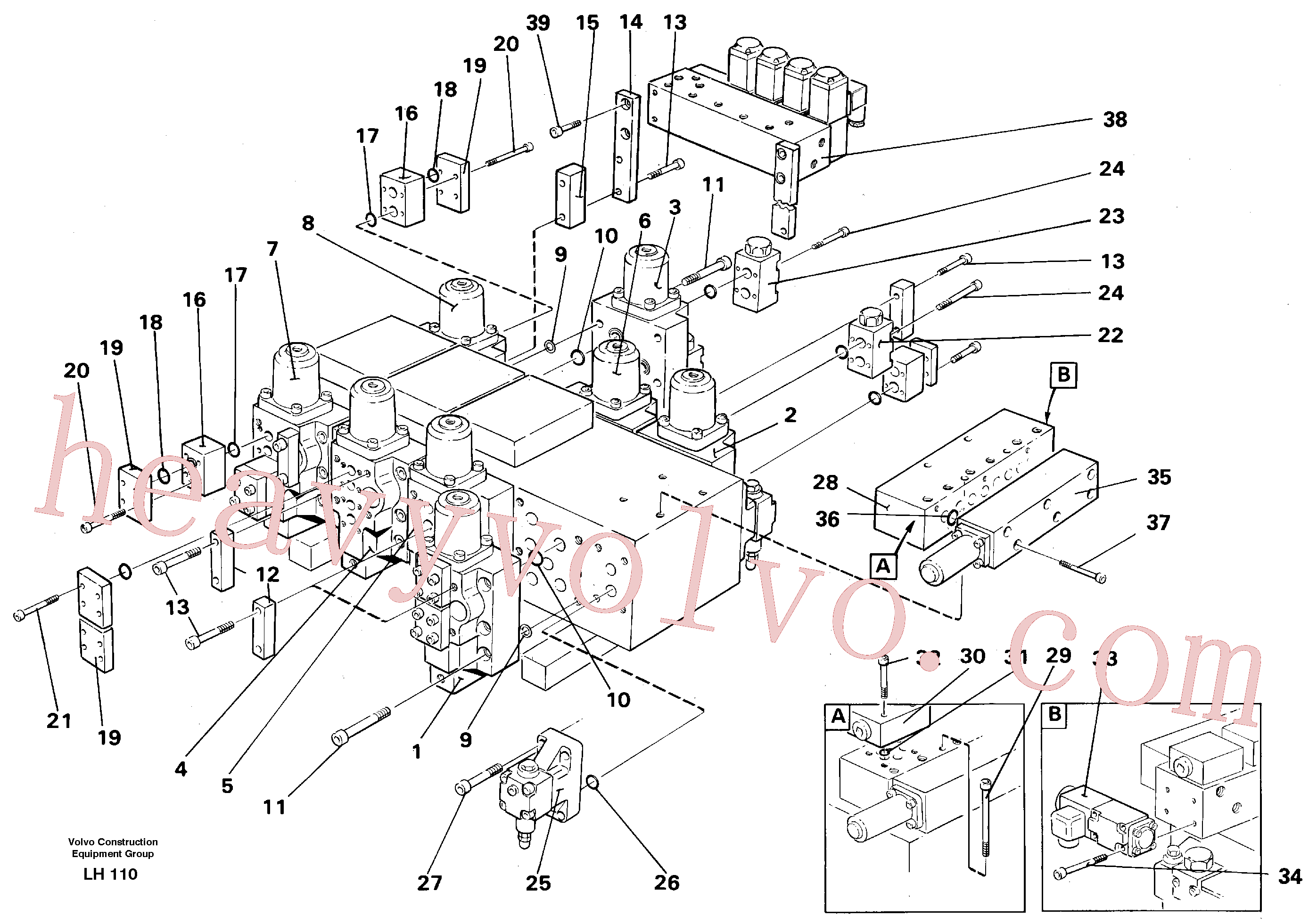 Volvo Assembly VOE14261539 Directional Valve for sale
