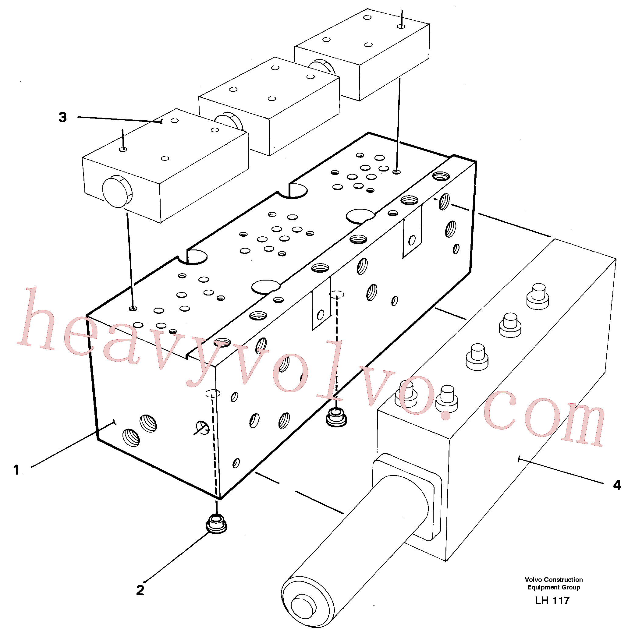 Volvo excavator part VOE14270338 Mounting plate for sale
