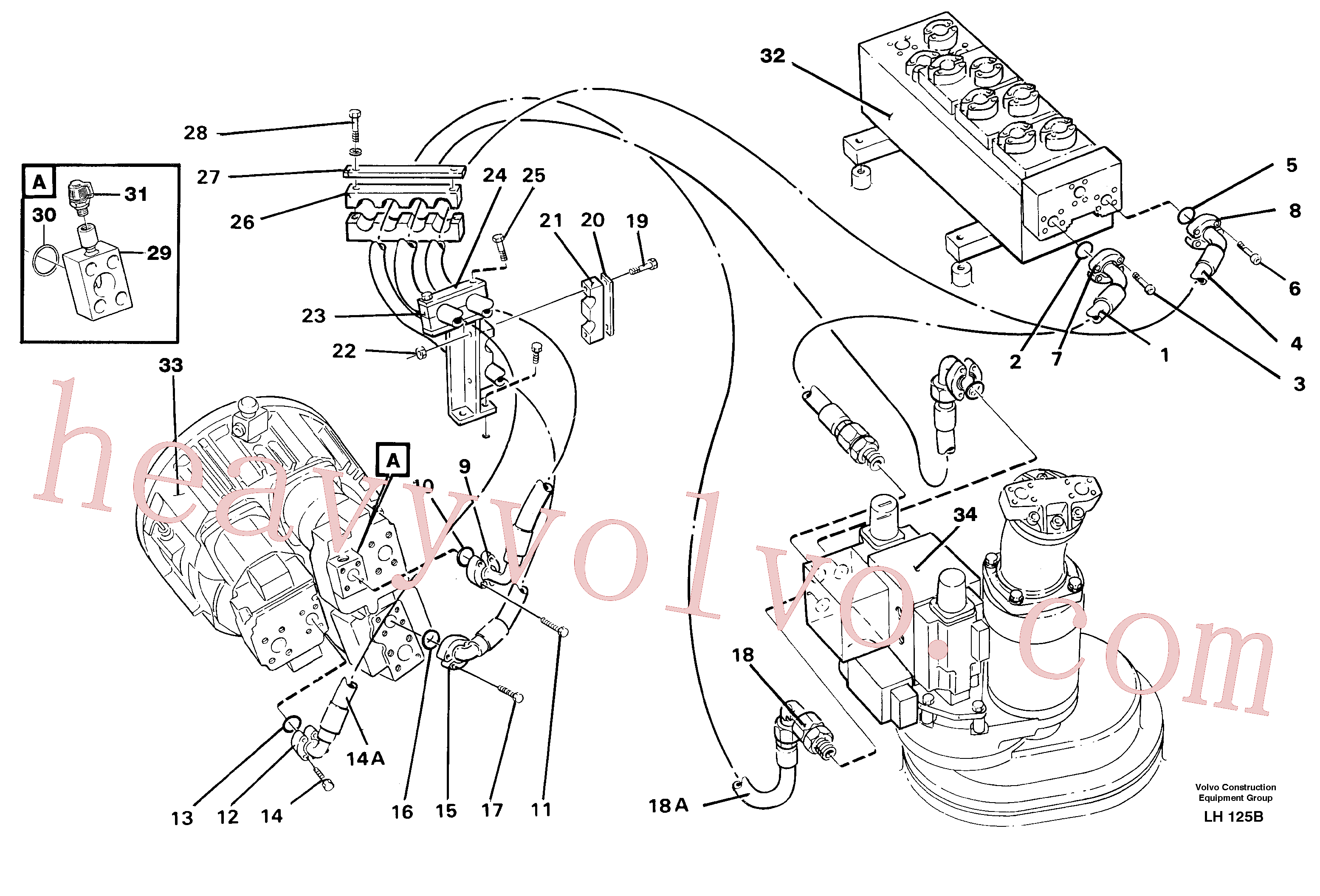 VOE14238156 Plate for Volvo Excavator Parts