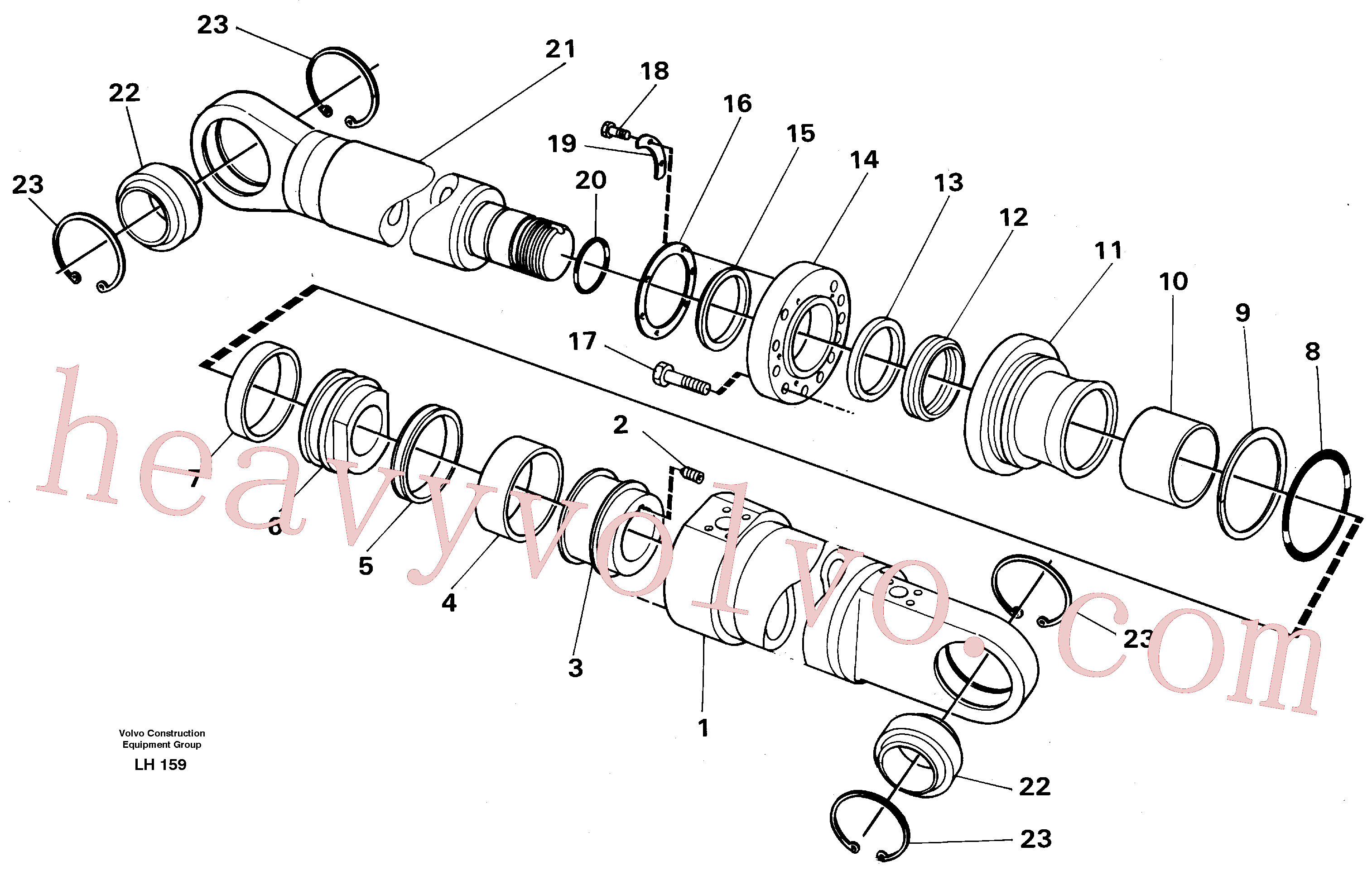 Volvo excavator part VOE11997226 Sealing kit for sale
