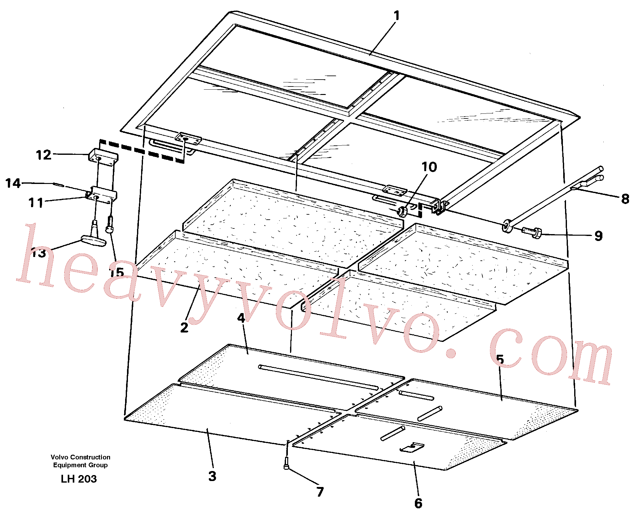 Wholesale VOE963110 Lock nut for Volvo Excavator