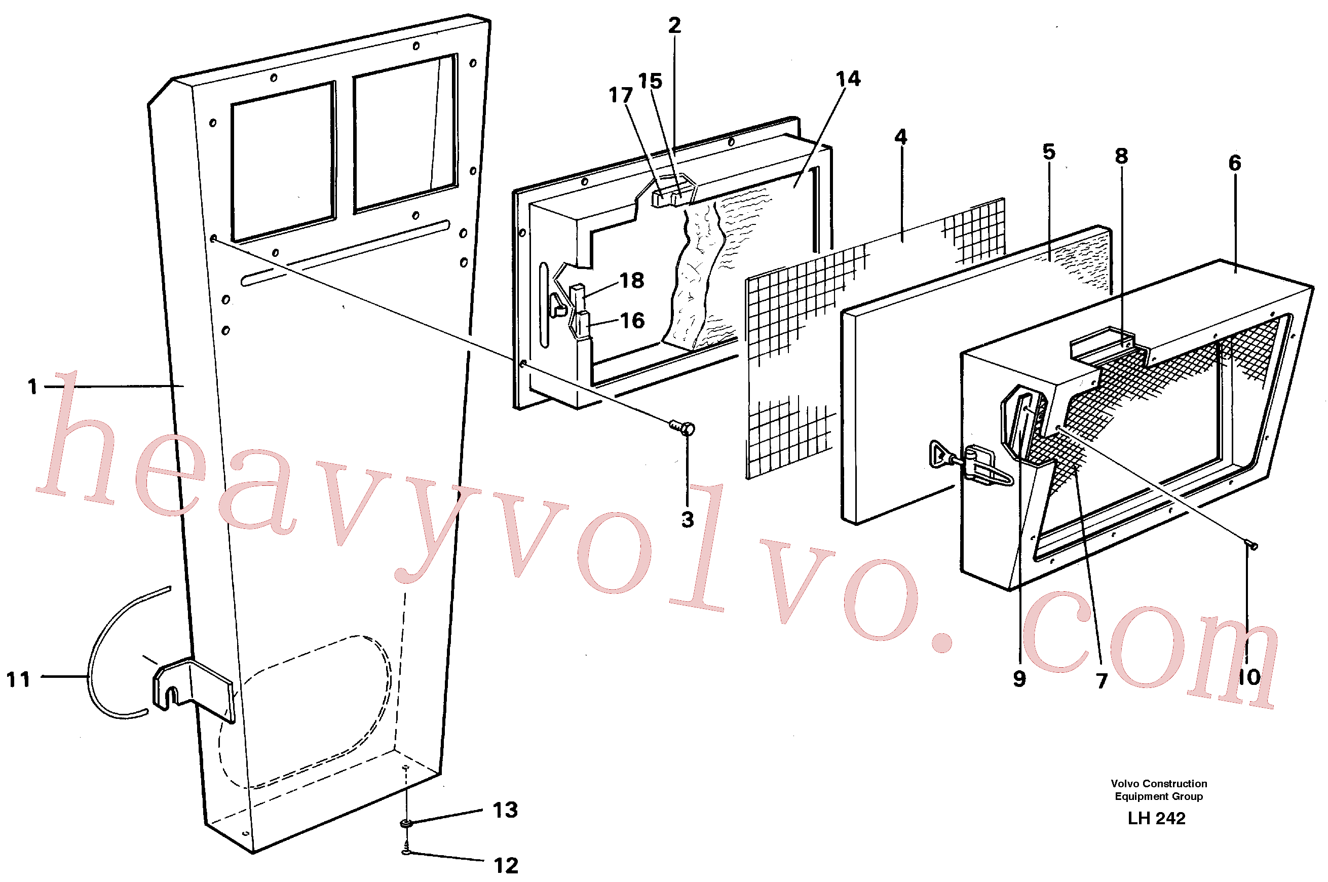 VOE14213944 Cell Rbr Mould for Volvo Excavator Parts