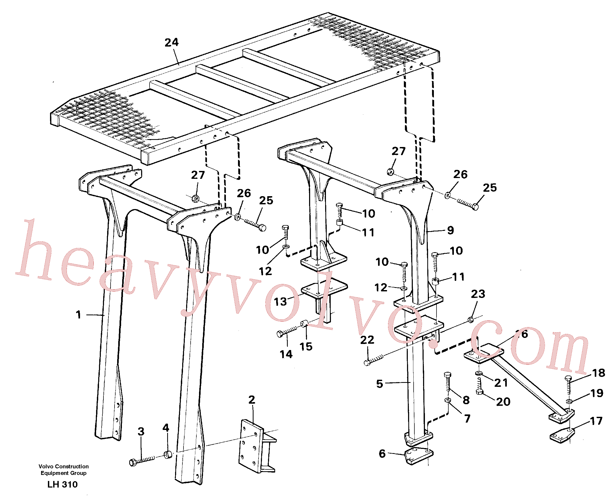 China Made VOE14023284 Allen Hd Screw parts for Volvo Excavator