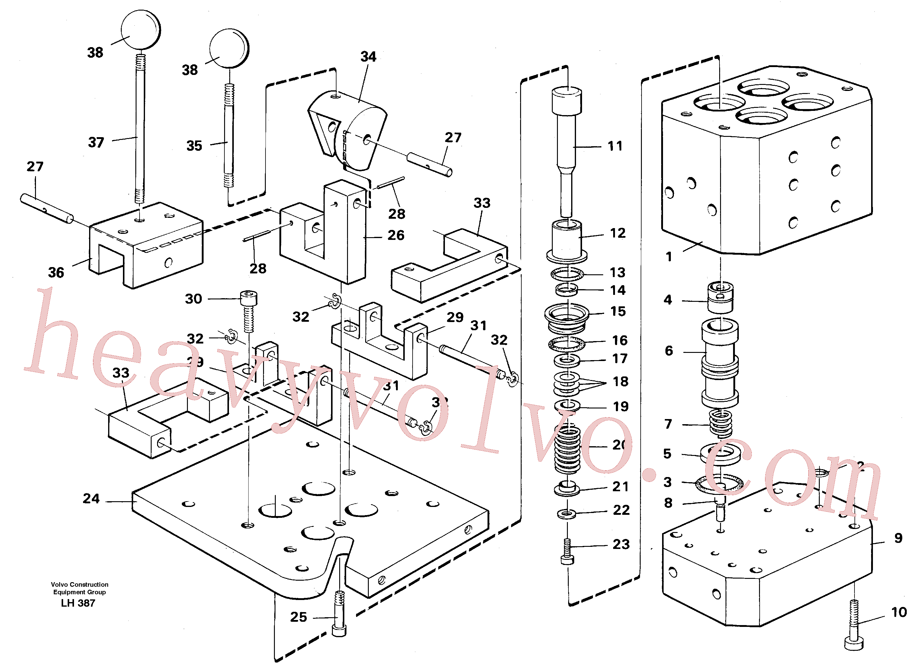 Volvo VOE14241246 Aux Piston aftermarket part for sale