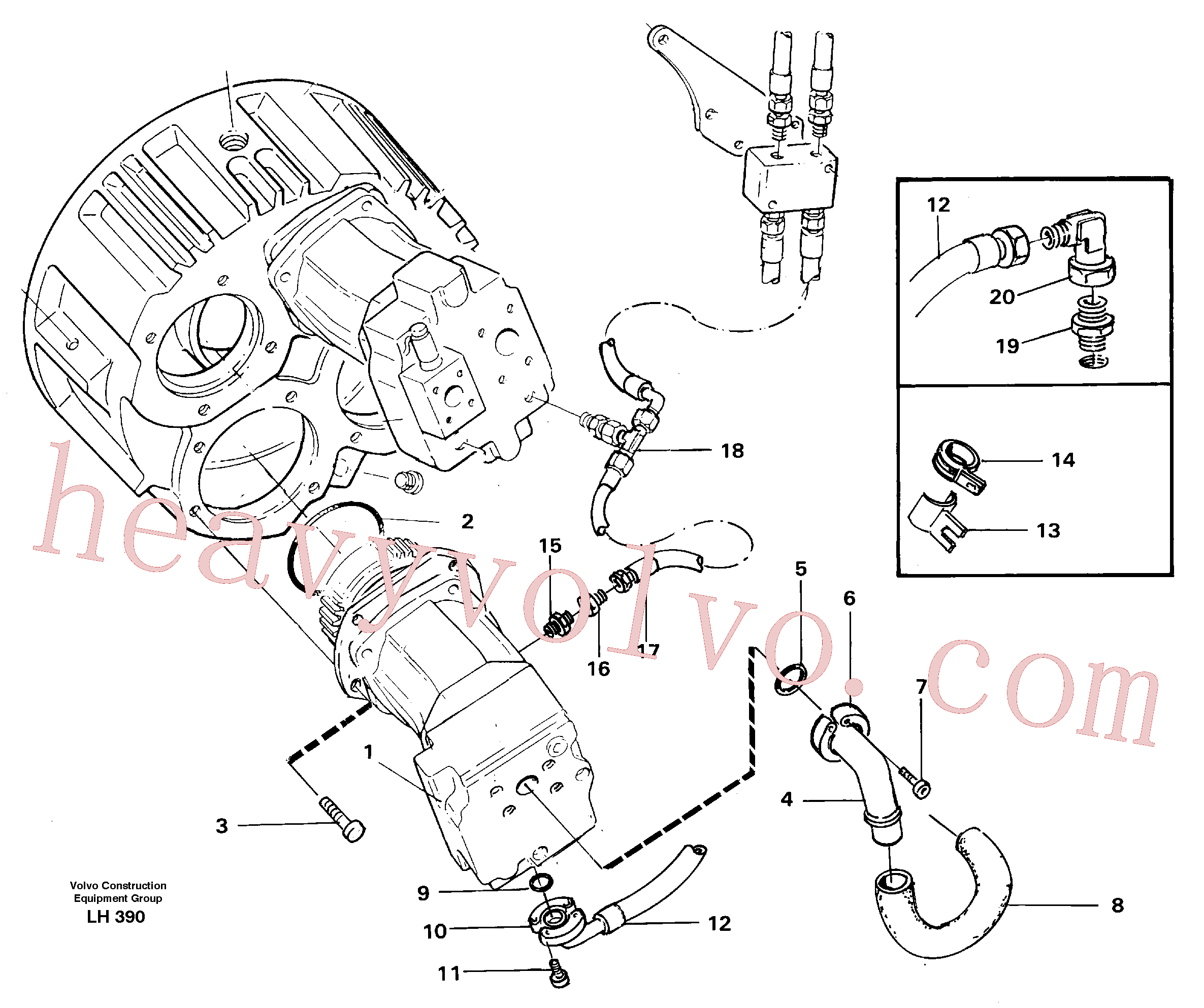 Volvo excavator part VOE14023256 Allen Hd Screw for sale