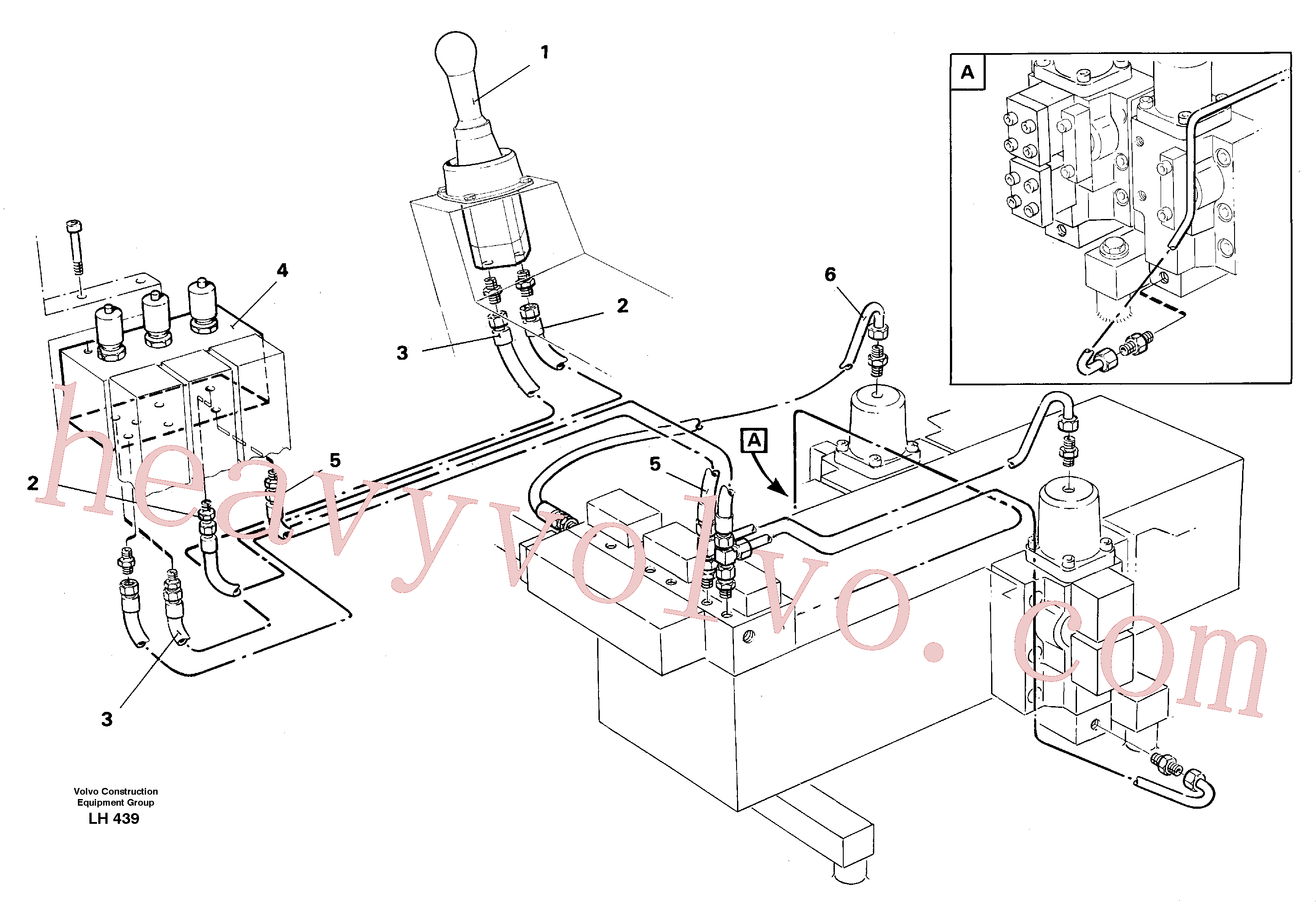 VOE14244435 Valve body for Volvo Excavator spare